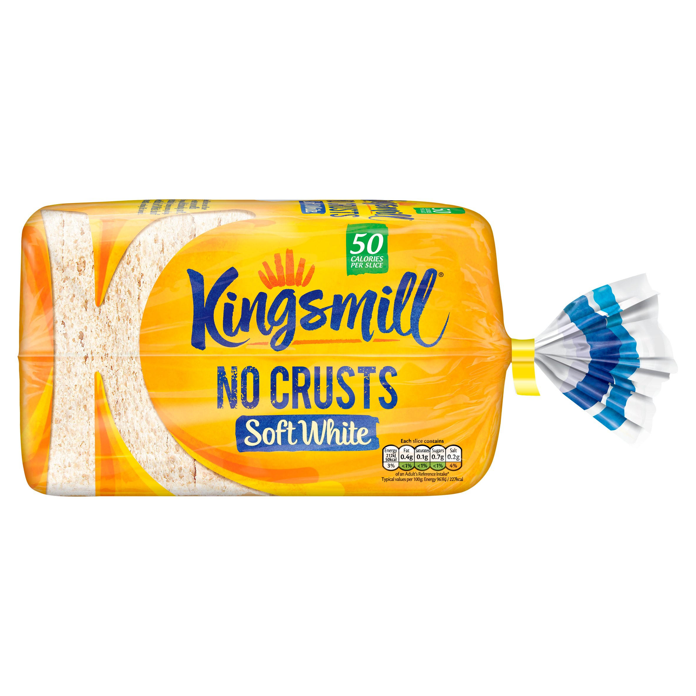 Kingsmill No Crusts Soft White Bread 400g White Bread Iceland Foods
