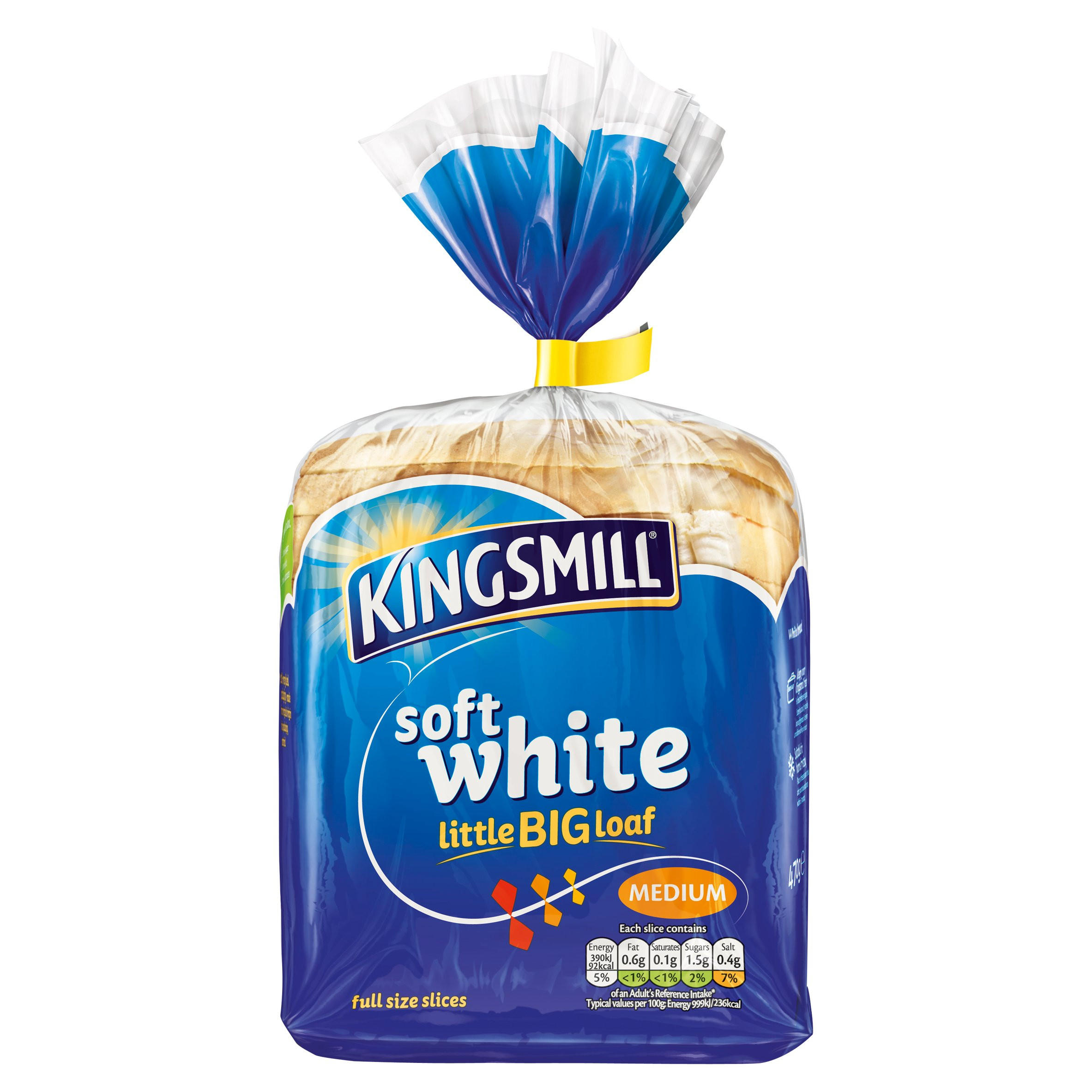 Kingsmill Little Big Loaf Soft White 470g White Bread Iceland Foods