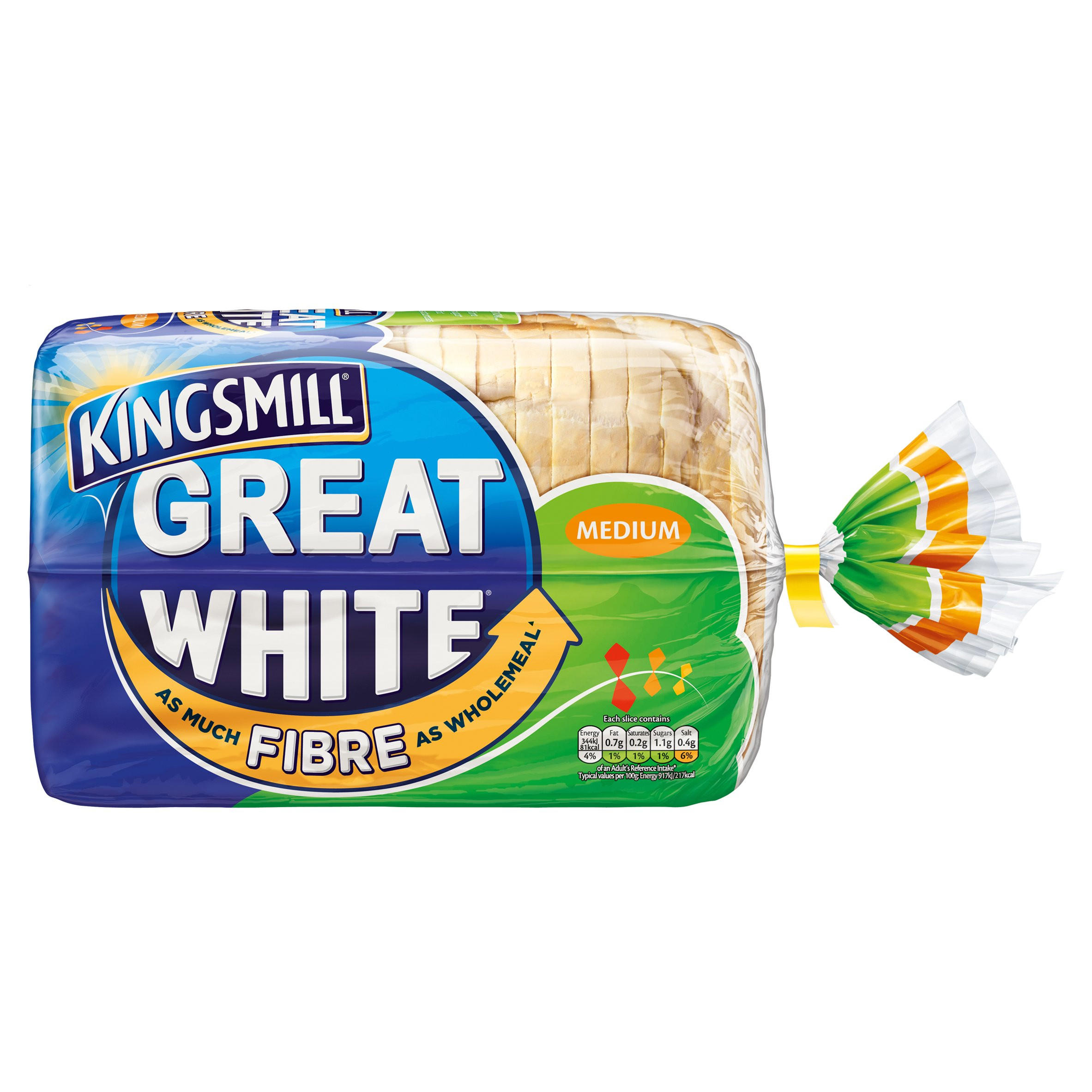 Kingsmill Great White Bread Medium 750g White Bread Iceland Foods