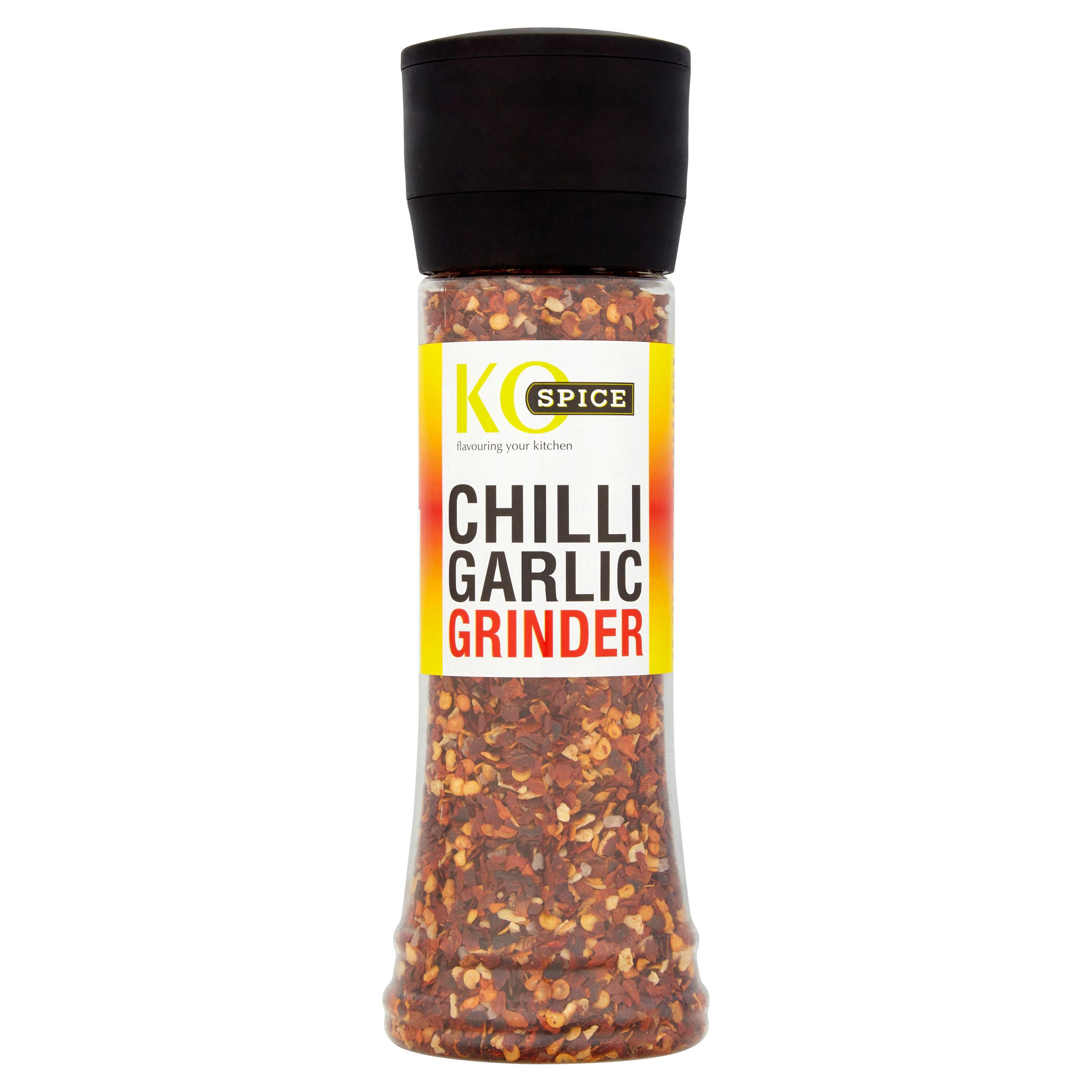 Ko Spice Chilli Garlic Grinder 160g Salt, Pepper & Vinegar Iceland