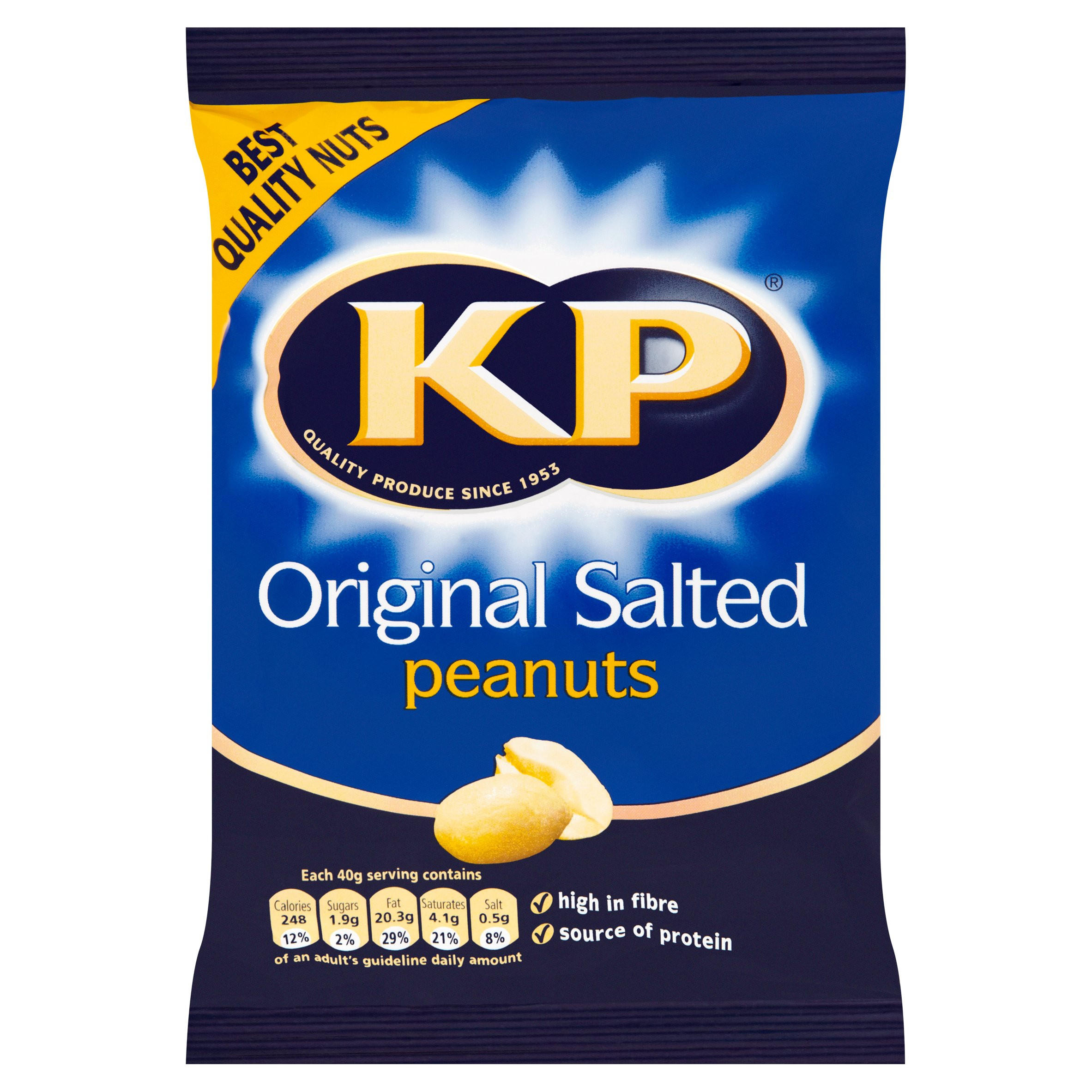 KP Original Salted Peanuts 240g Dried Fruit, Nuts & Snacks Iceland