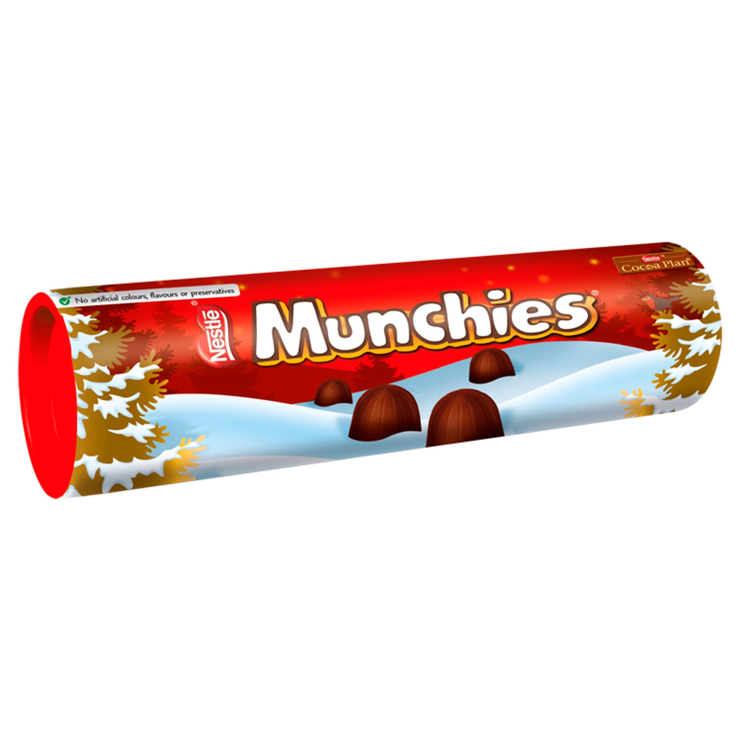 MUNCHIES Milk Chocolate and Caramel Giant Tube 100g Sharing Bags