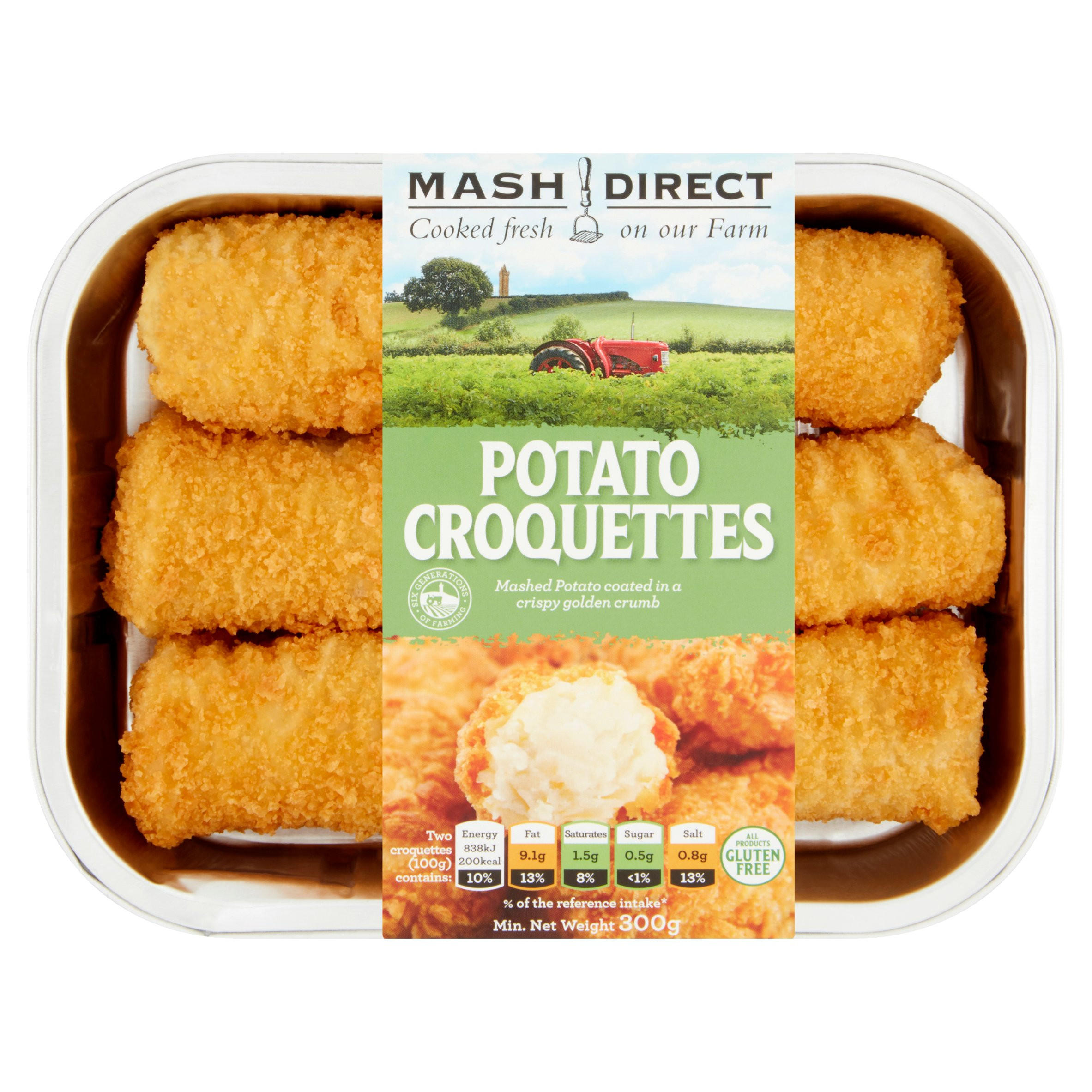 Mash Direct Potato Croquettes 300g Fresh Vegetables Iceland Foods