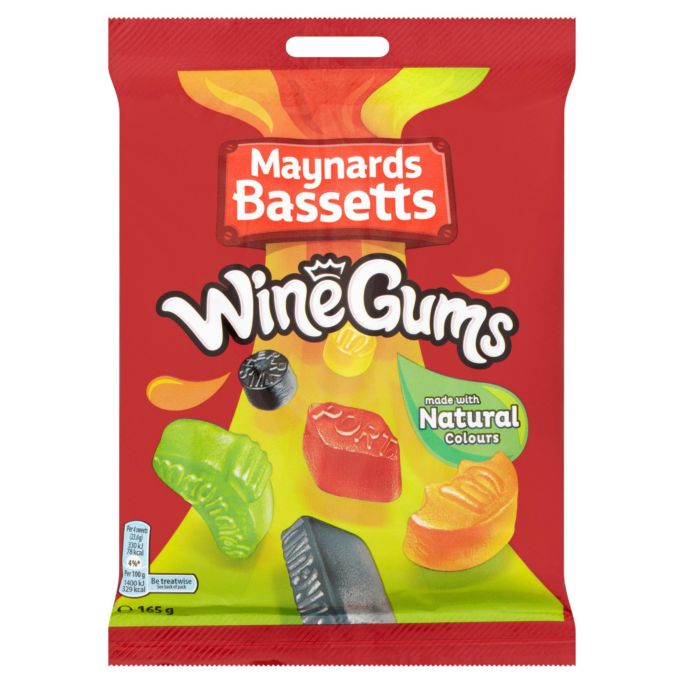 Maynards Bassetts Wine Gums Sweets Bag 165g Sweets Iceland Foods