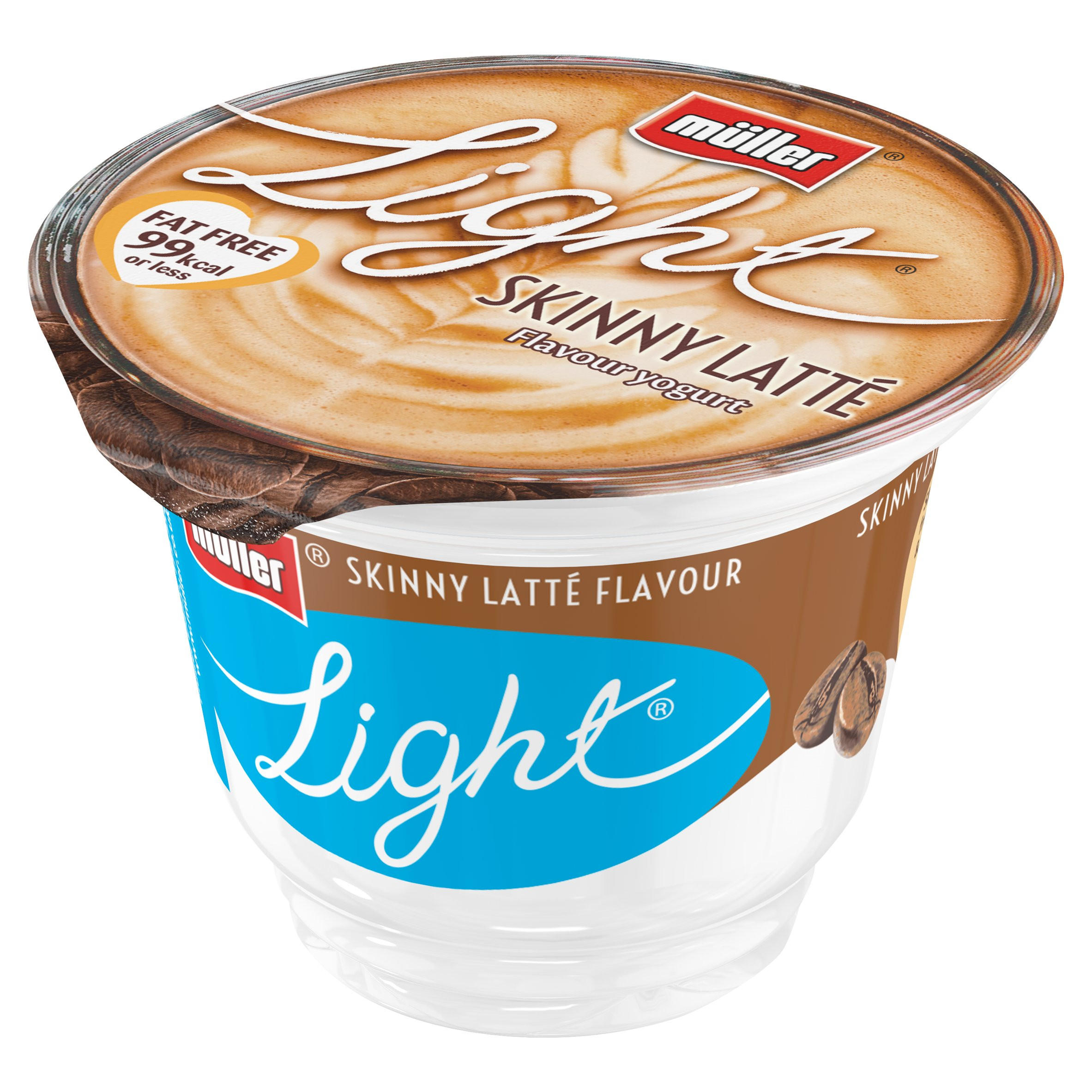 Müllerlight® Skinny Latte Fat Free Yogurt 165g Low Fat