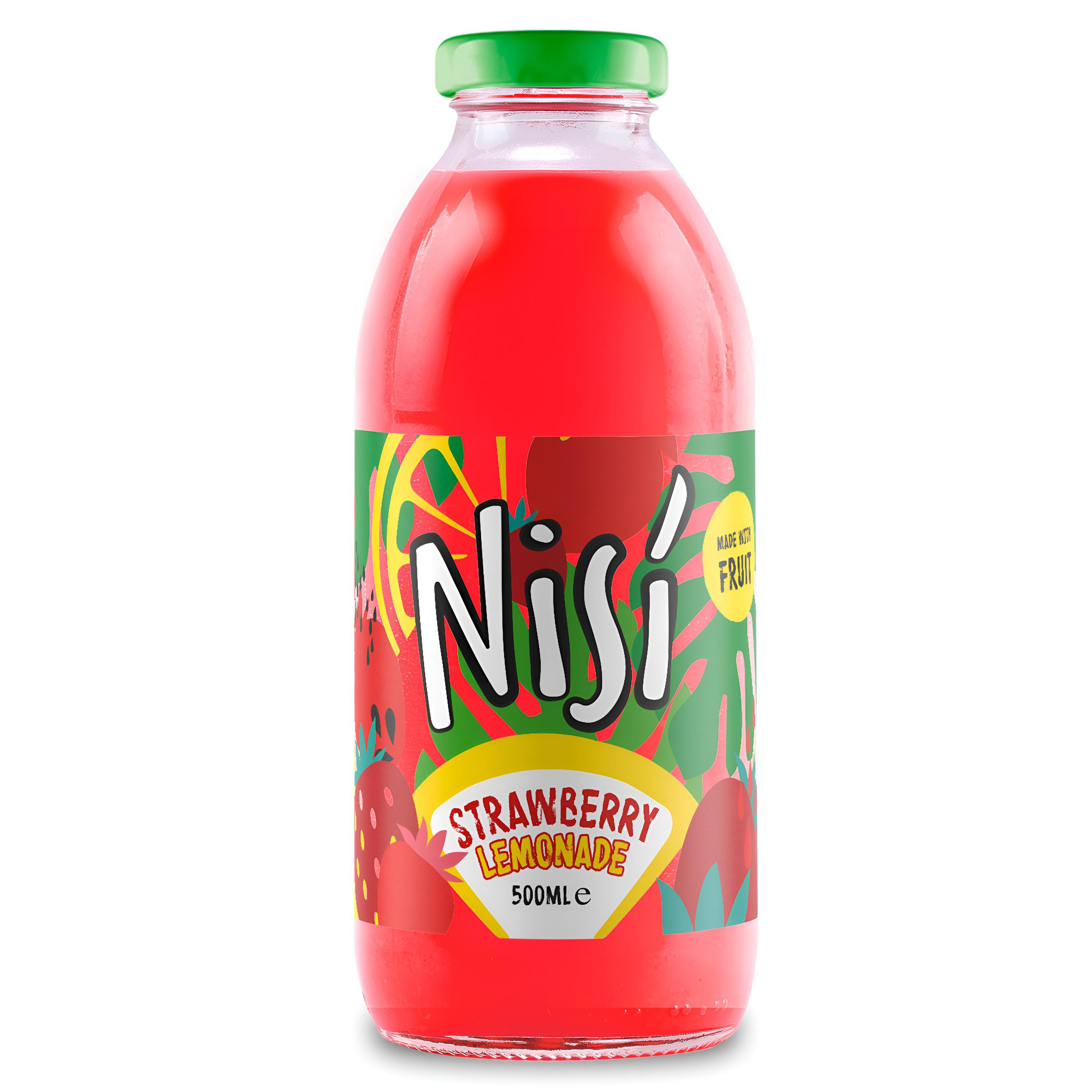 Nisi Strawberry Lemonade 500ml | Orange and Fruit Flavoured | Iceland Foods