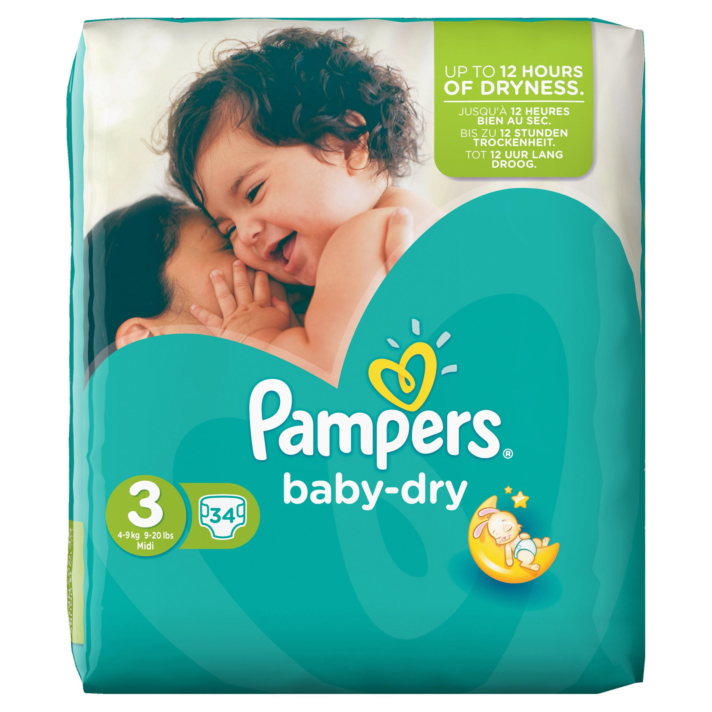 pampers baby dry midi size 3