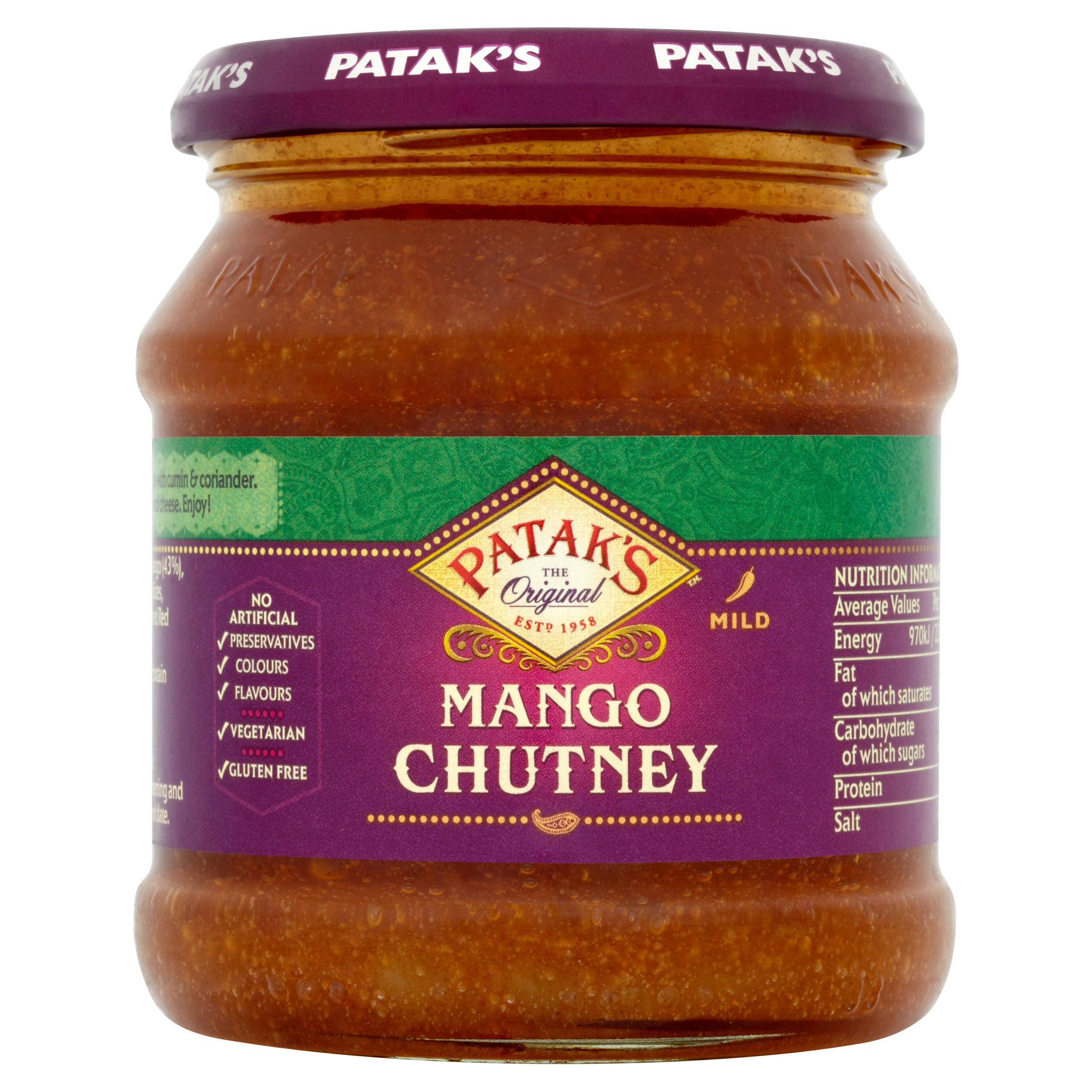 Patak's Mango Chutney 340g Pickles & Chutneys Iceland Foods