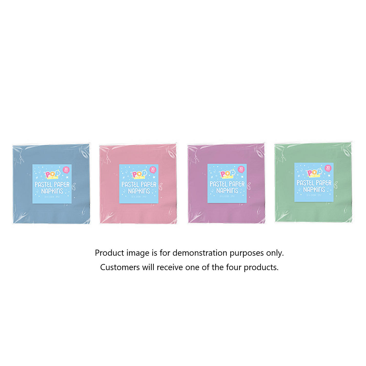 Pastel Paper Napkins 30pk Cooking & Dining Iceland Foods