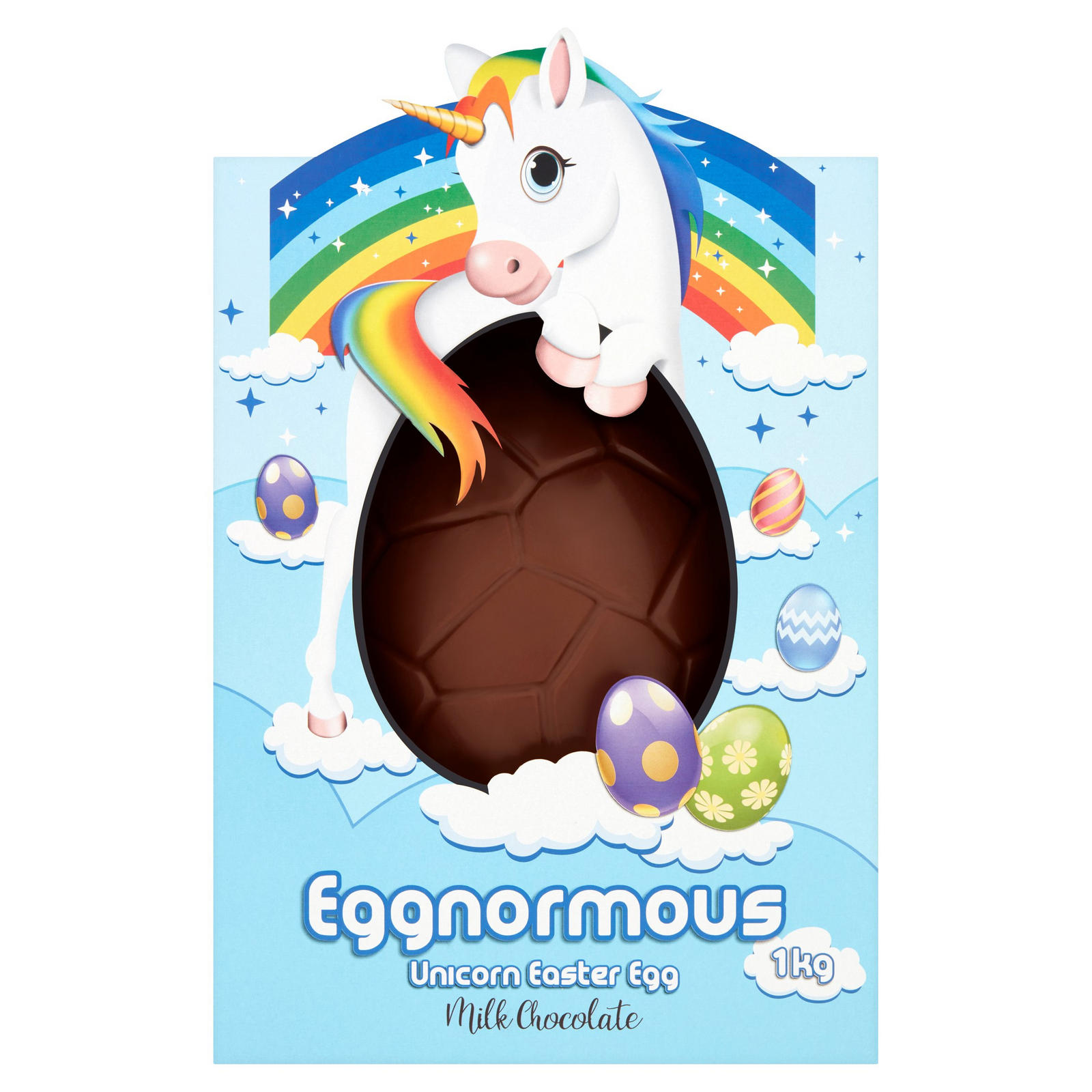 Premier Chocolate Eggnormous Unicorn Easter Egg Milk Chocolate 1kg