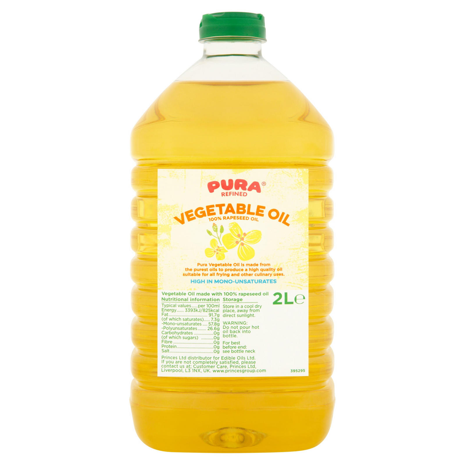 Pura Refined Vegetable Oil 2L | Oils & Dressings | Iceland Foods