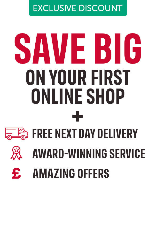 Save big on your first online shop