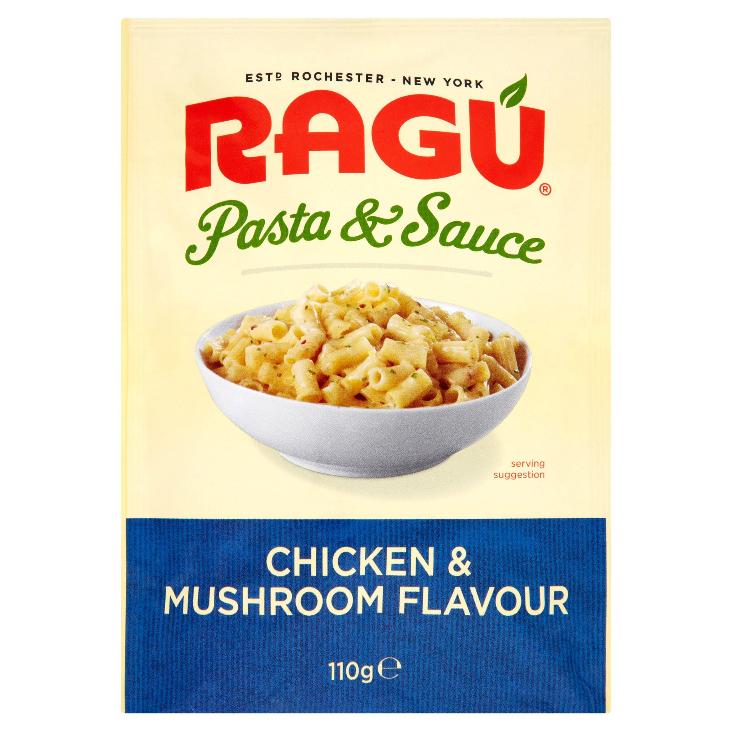 Ragu Pasta & Sauce Chicken & Mushroom Flavour 110g Pasta Iceland Foods