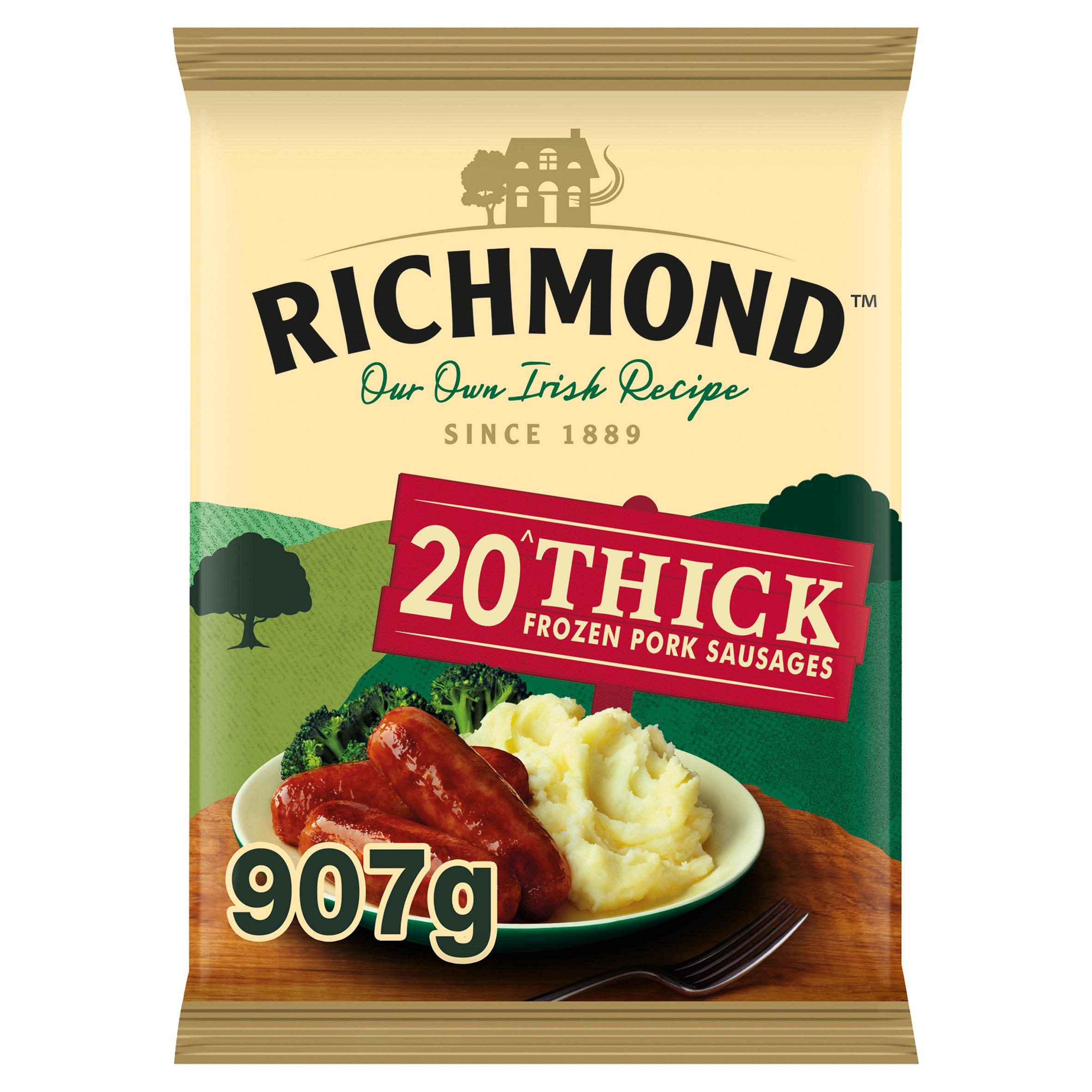 Richmond 20 Thick Frozen Pork Sausages 907g Sausages Iceland Foods