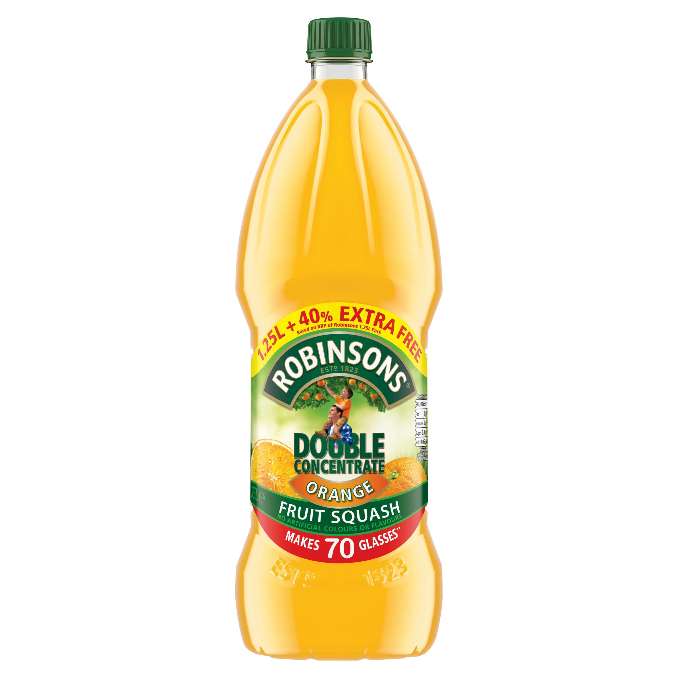 Robinsons Double Concentrate Orange Fruit Squash 1.75ml Squash