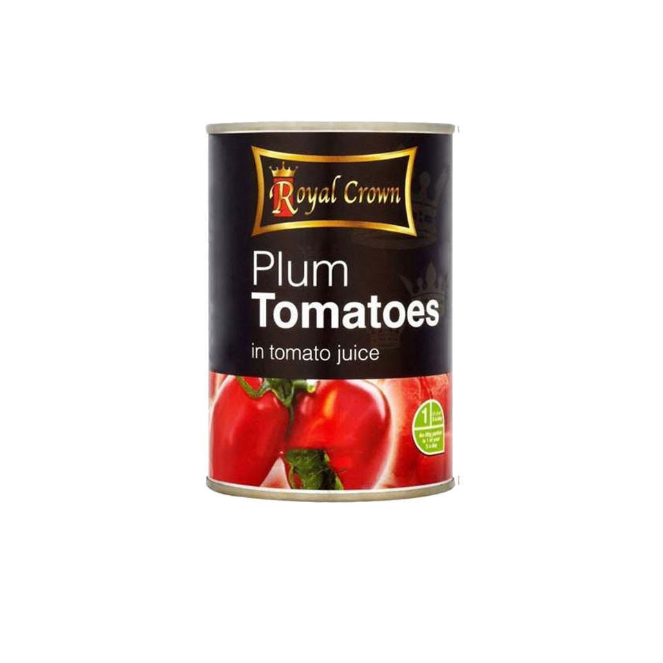 Royal Crown Plum Tomatoes in Tomato Juice 400g