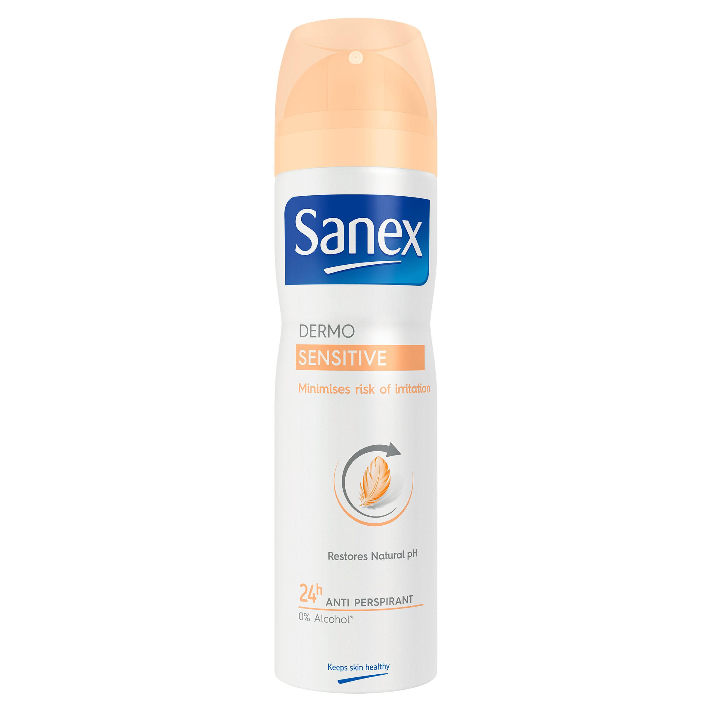Sanex Dermo Sensitive Antiperspirant Deodorant Spray 150ml Spoonful