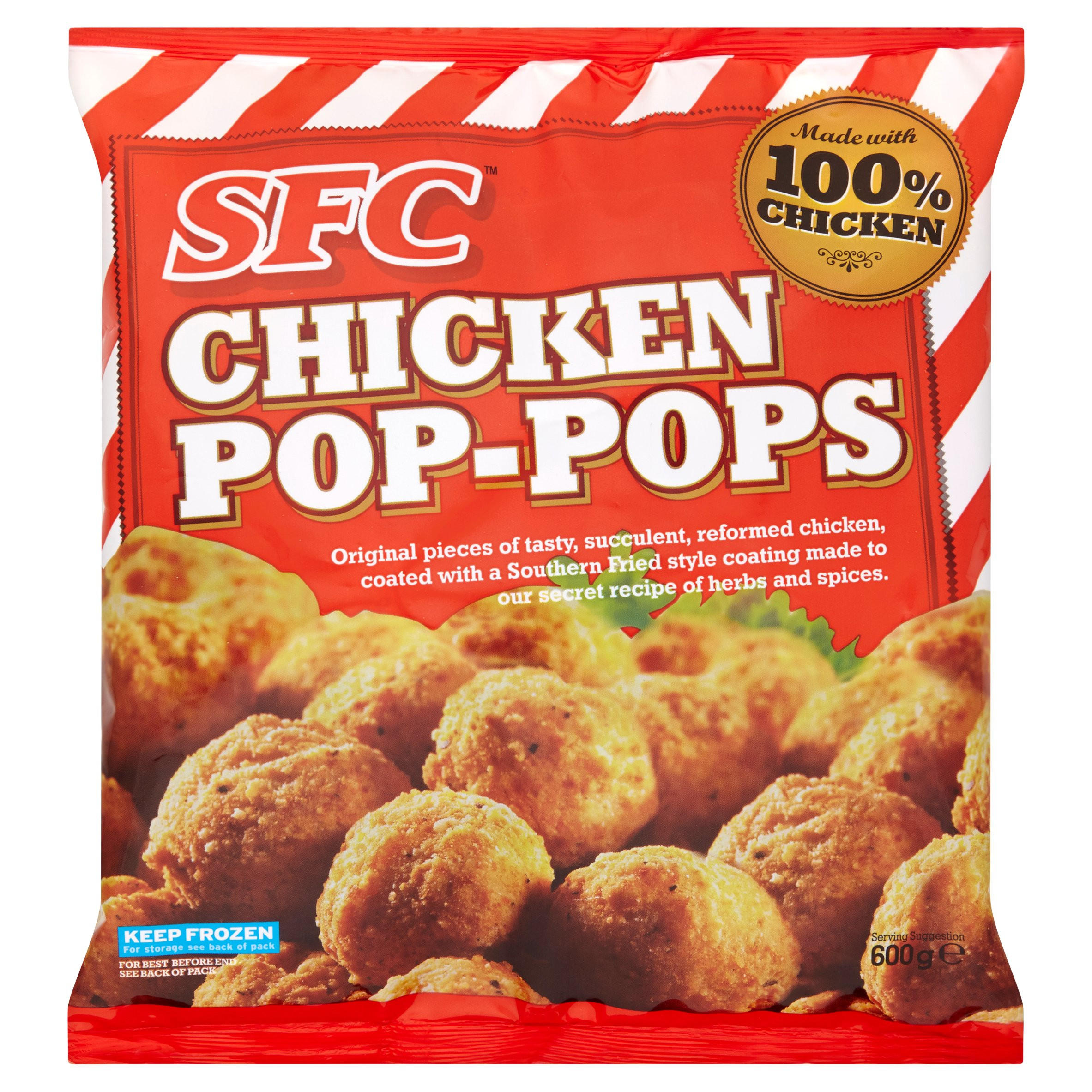 SFC Chicken PopPops 600g Breaded & Battered Chicken Iceland Foods
