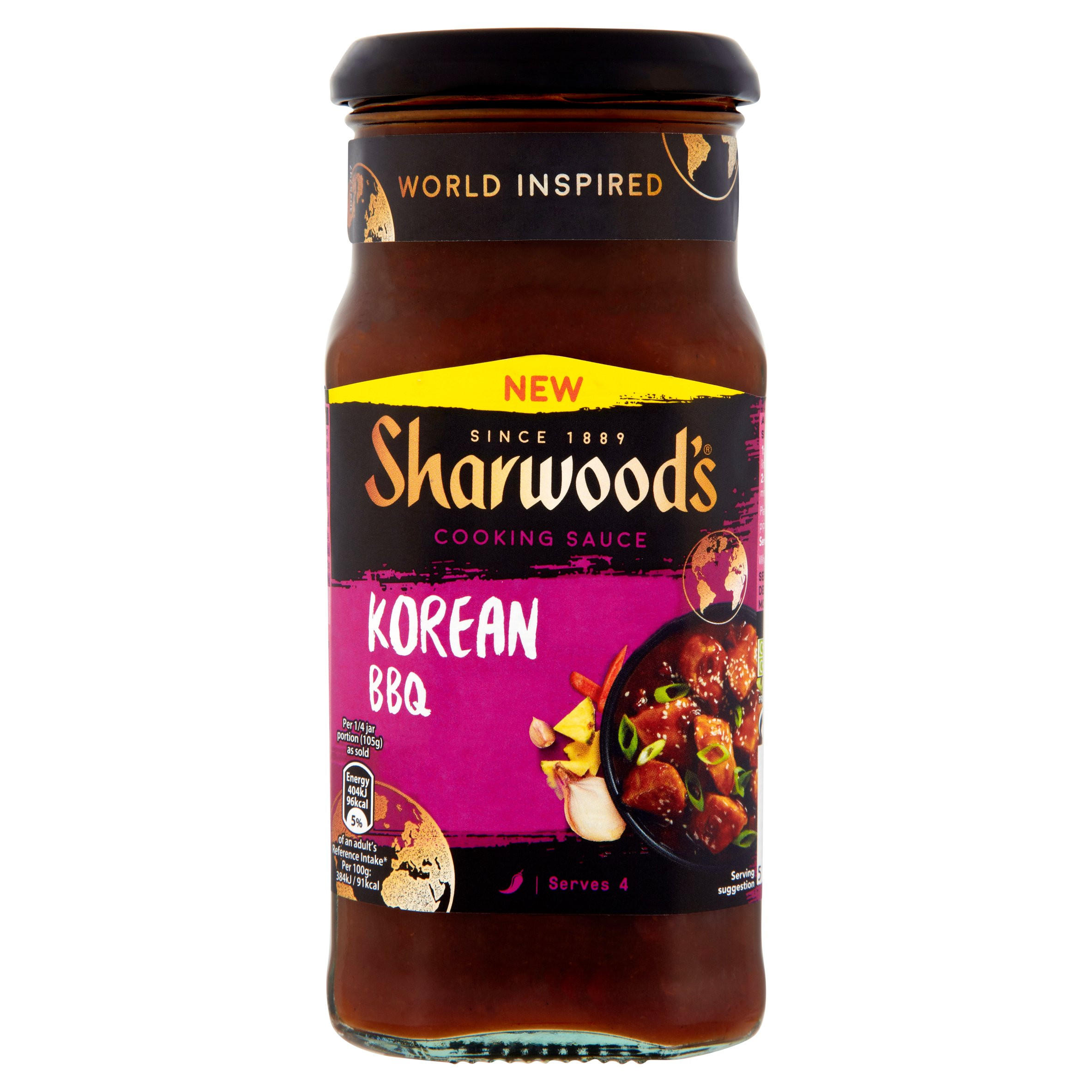 Sharwood's Korean BBQ Cooking Sauce 420g Chinese and Oriental Sauces