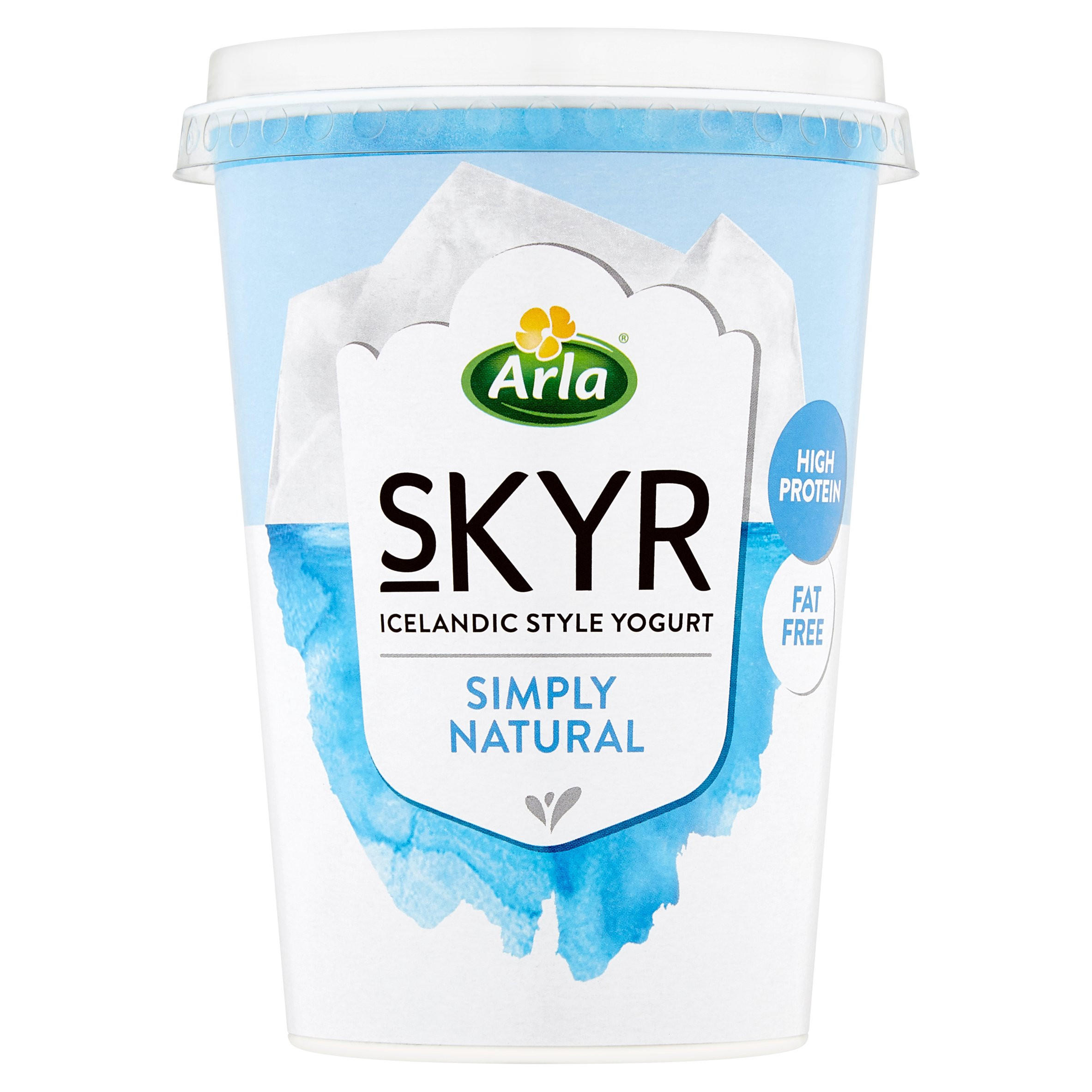 Arla Skyr Icelandic Style Natural Yogurt 450g | Low Fat & Fat Free ...