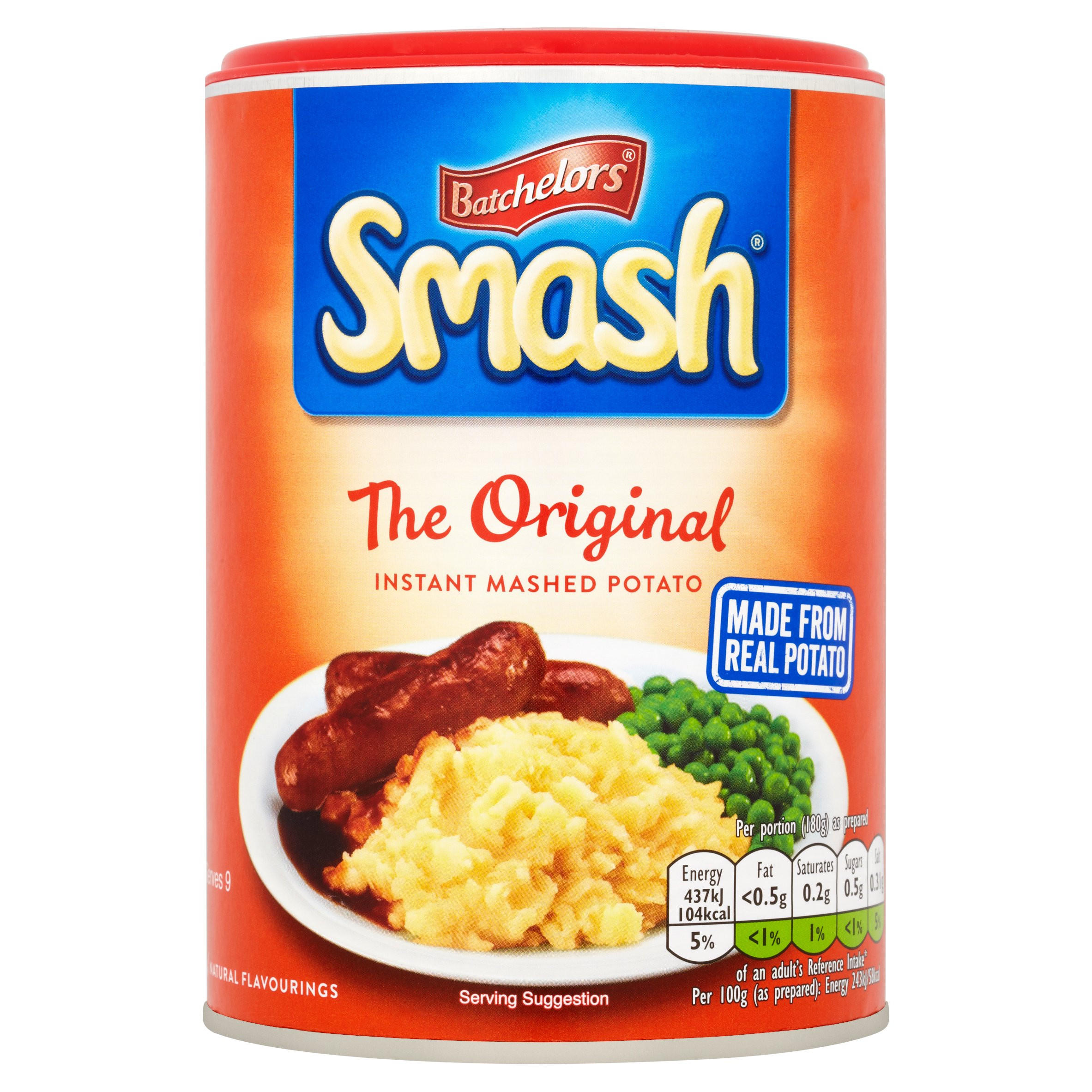 Batchelors Smash Original Instant Mash Potato 280g Gravy, Stock Cubes