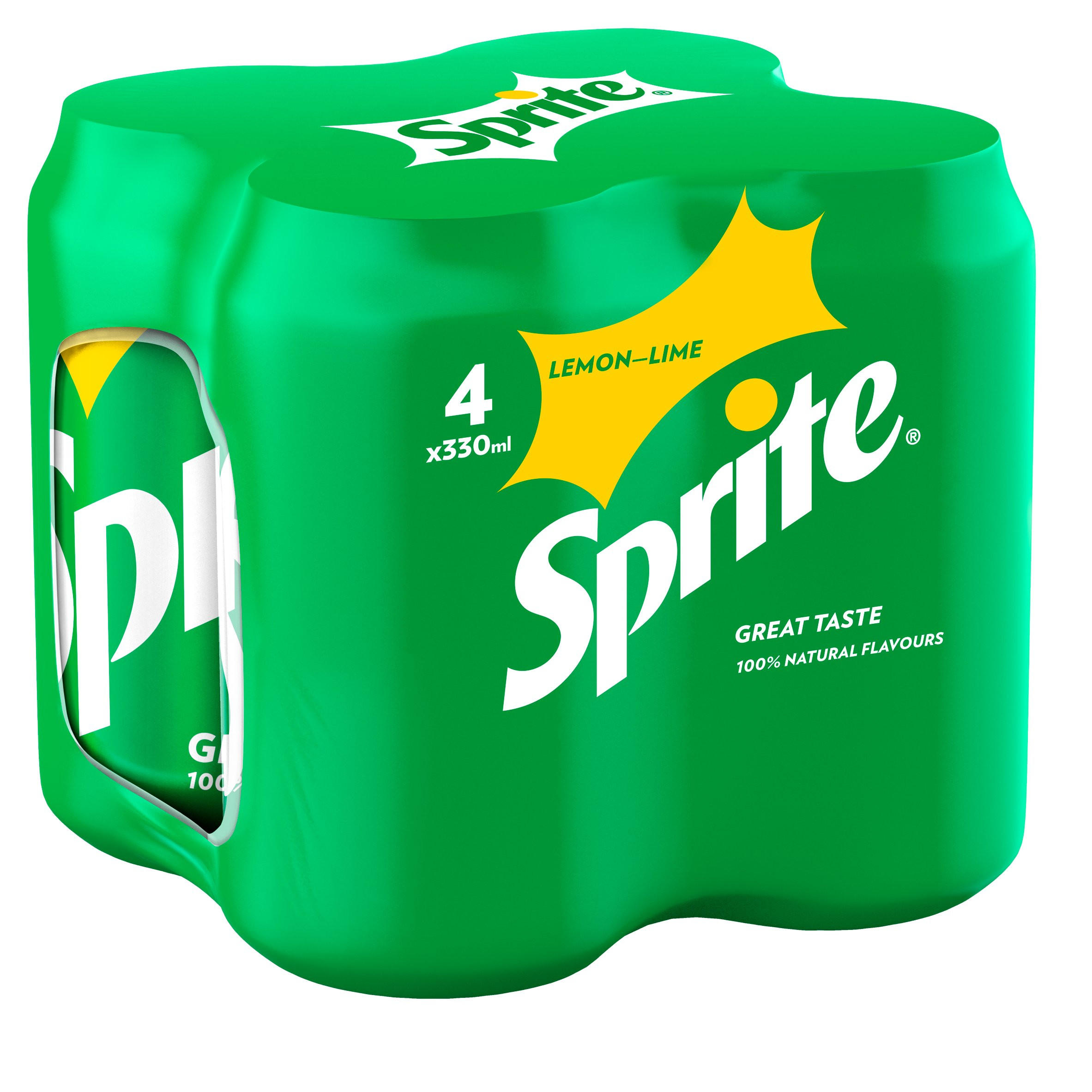 Sprite 4 X 330ml Cans 