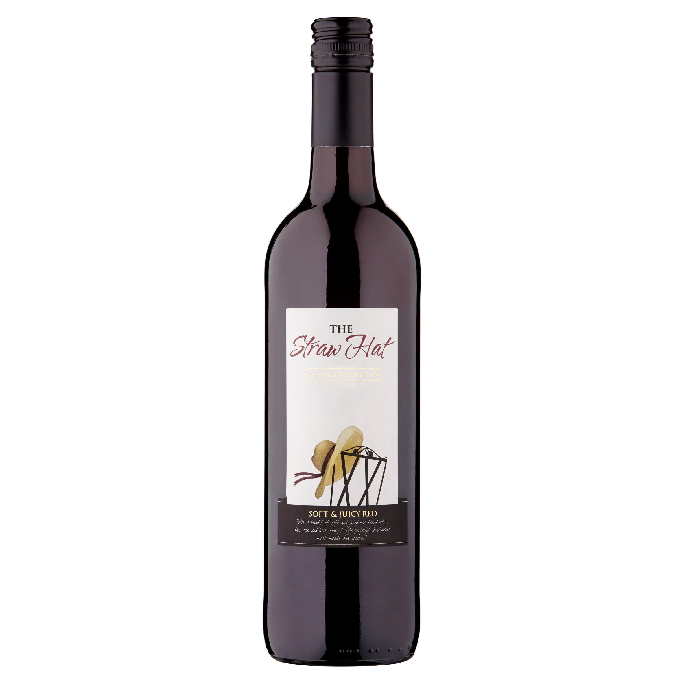 The Straw Hat Prestige Collection Soft & Juicy Red 75cl Red Wine