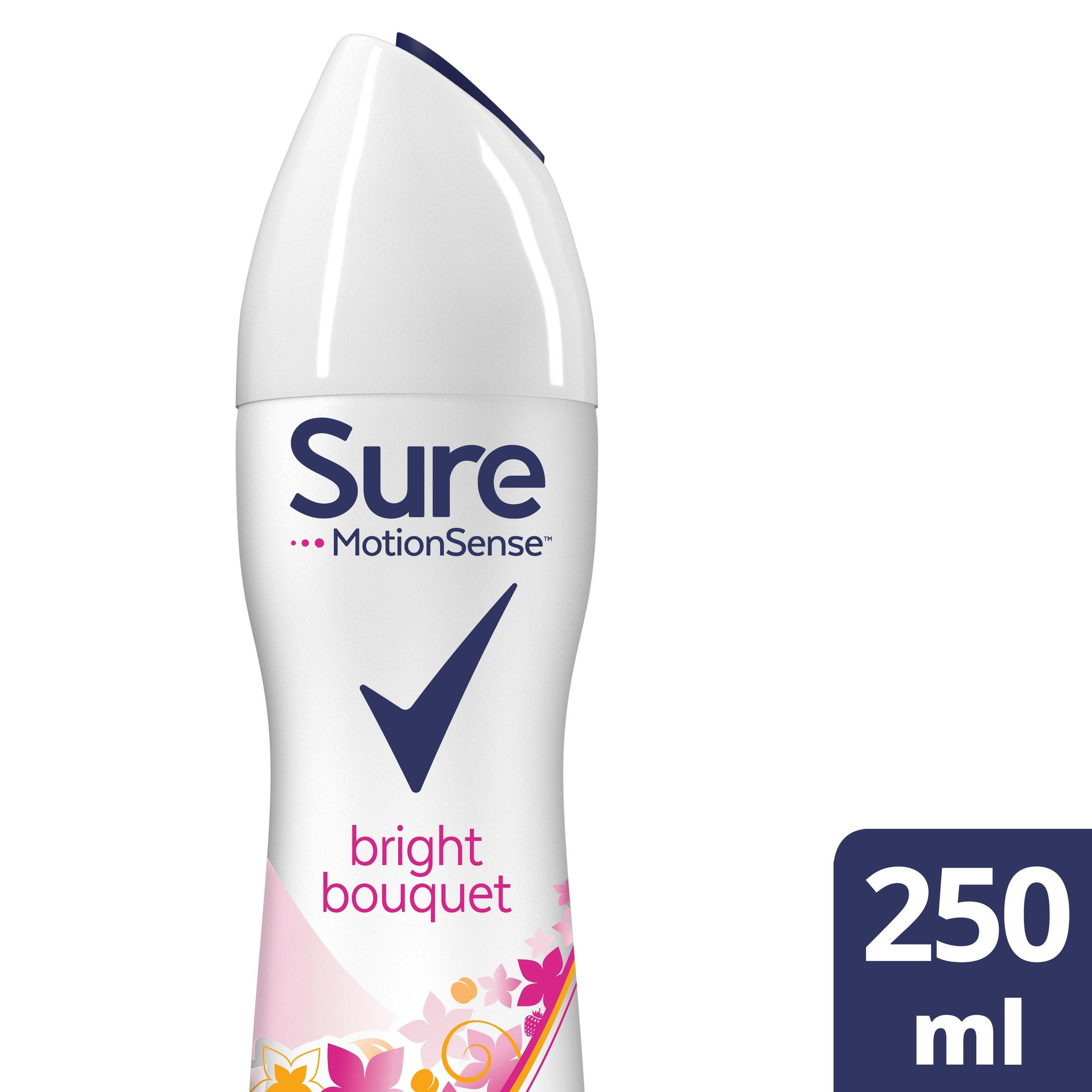 Sure Bright Bouquet 48-hour protection Antiperspirant Deodorant Aerosol ...