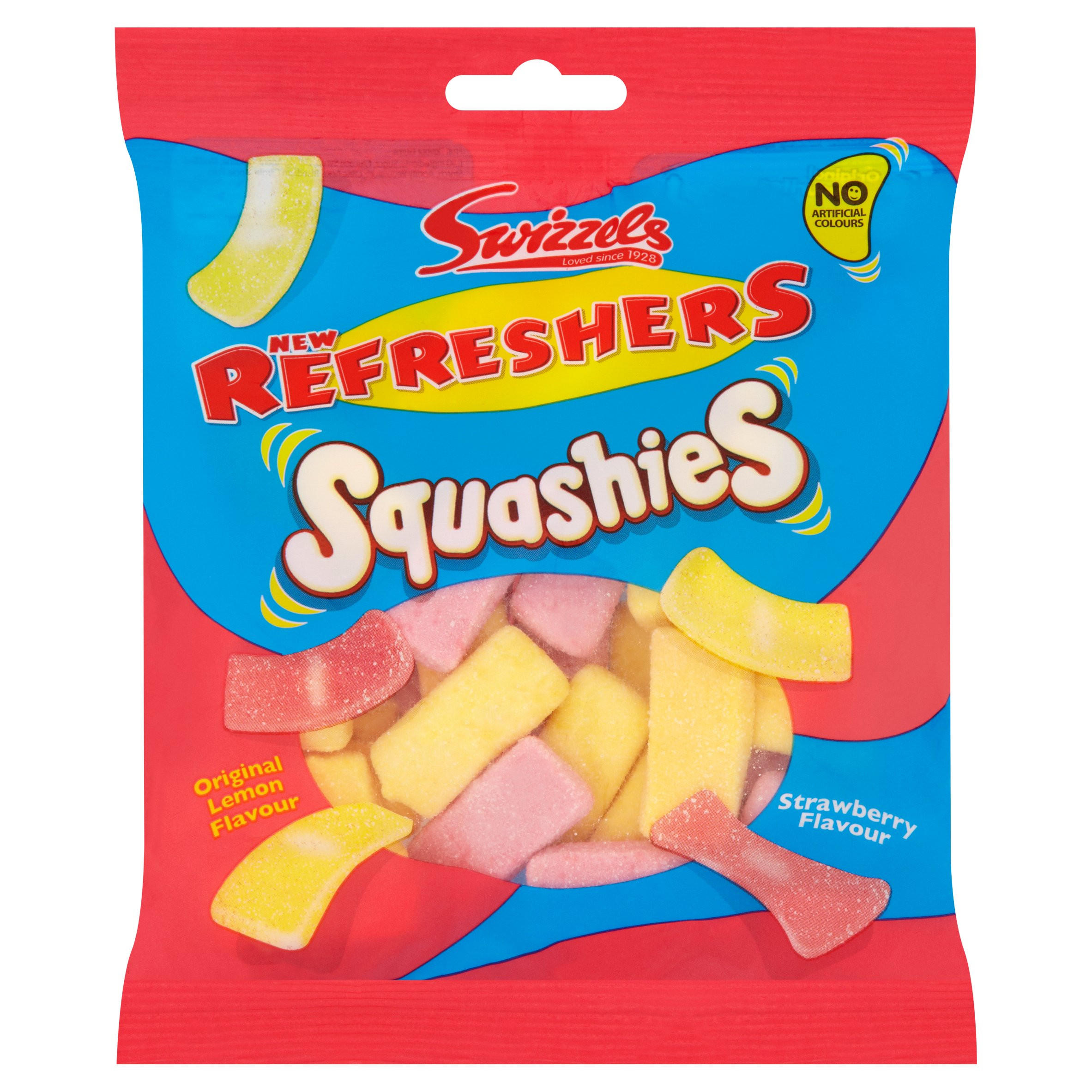 Swizzels Refreshers Squashies Original Lemon & Strawberry Flavour