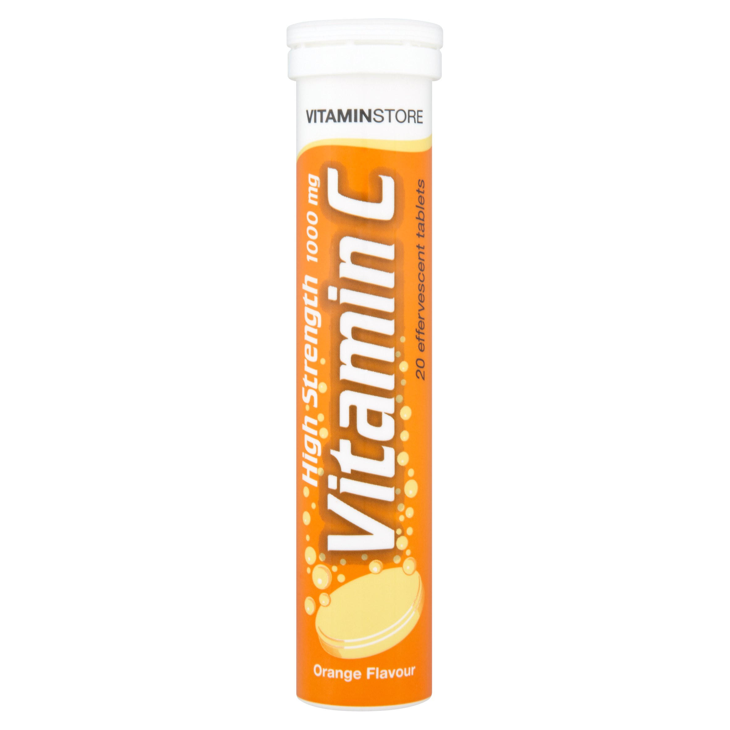 Vitamin Store High Strength Vitamin C Orange Flavour 20 Effervescent