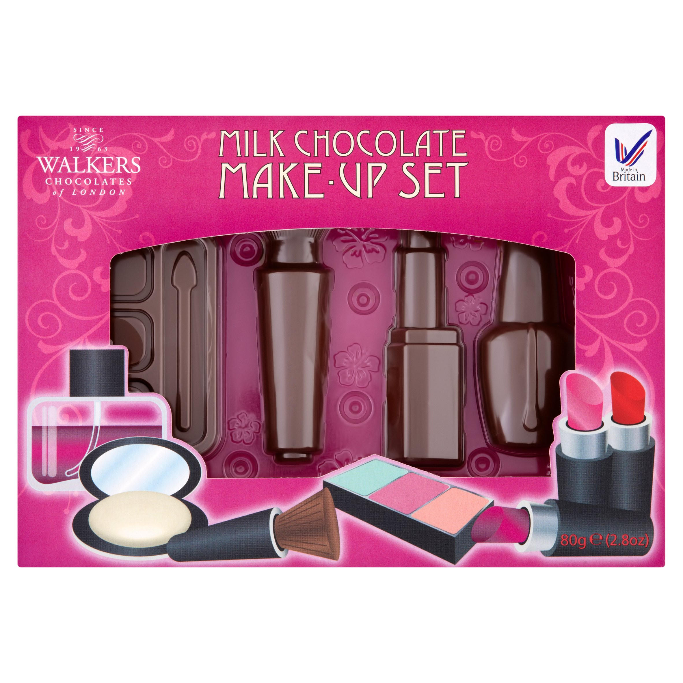 Walkers Milk Chocolate MakeUp Set 80g Walkers Iceland Foods