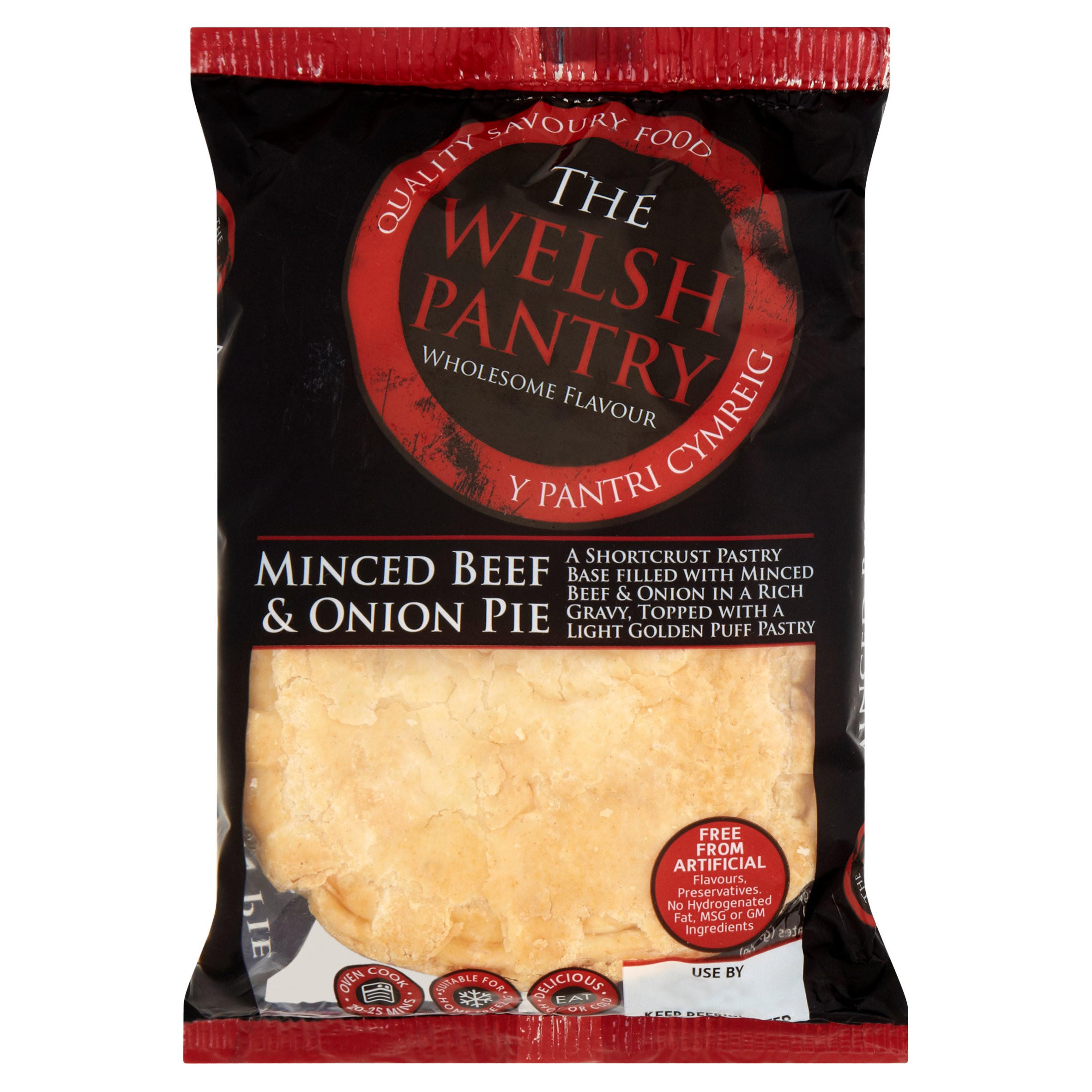 The Welsh Pantry Minced Beef Onion Pie 150g Pies Quiches