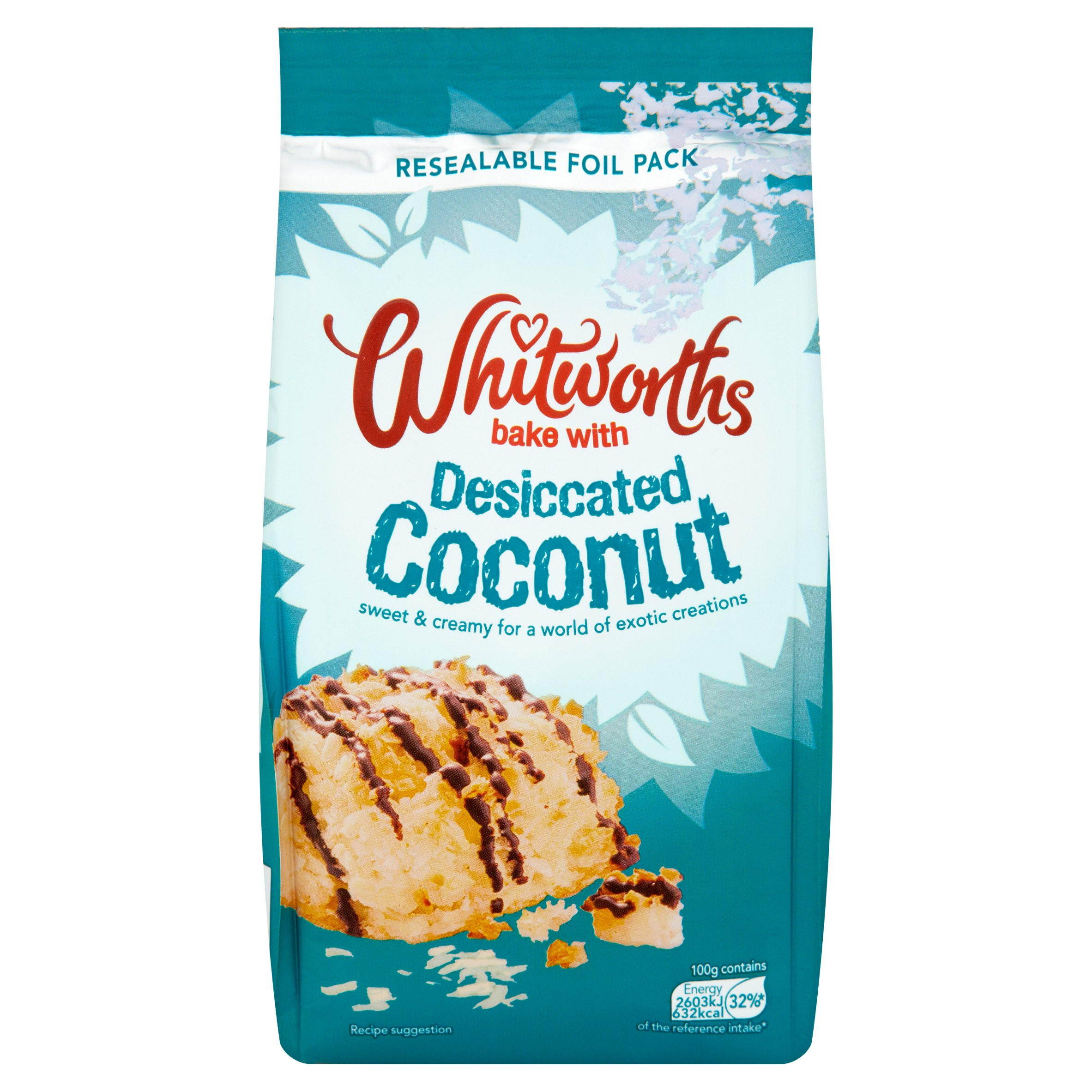 Whitworths Bake with Desiccated Coconut 200g Home Baking Iceland Foods