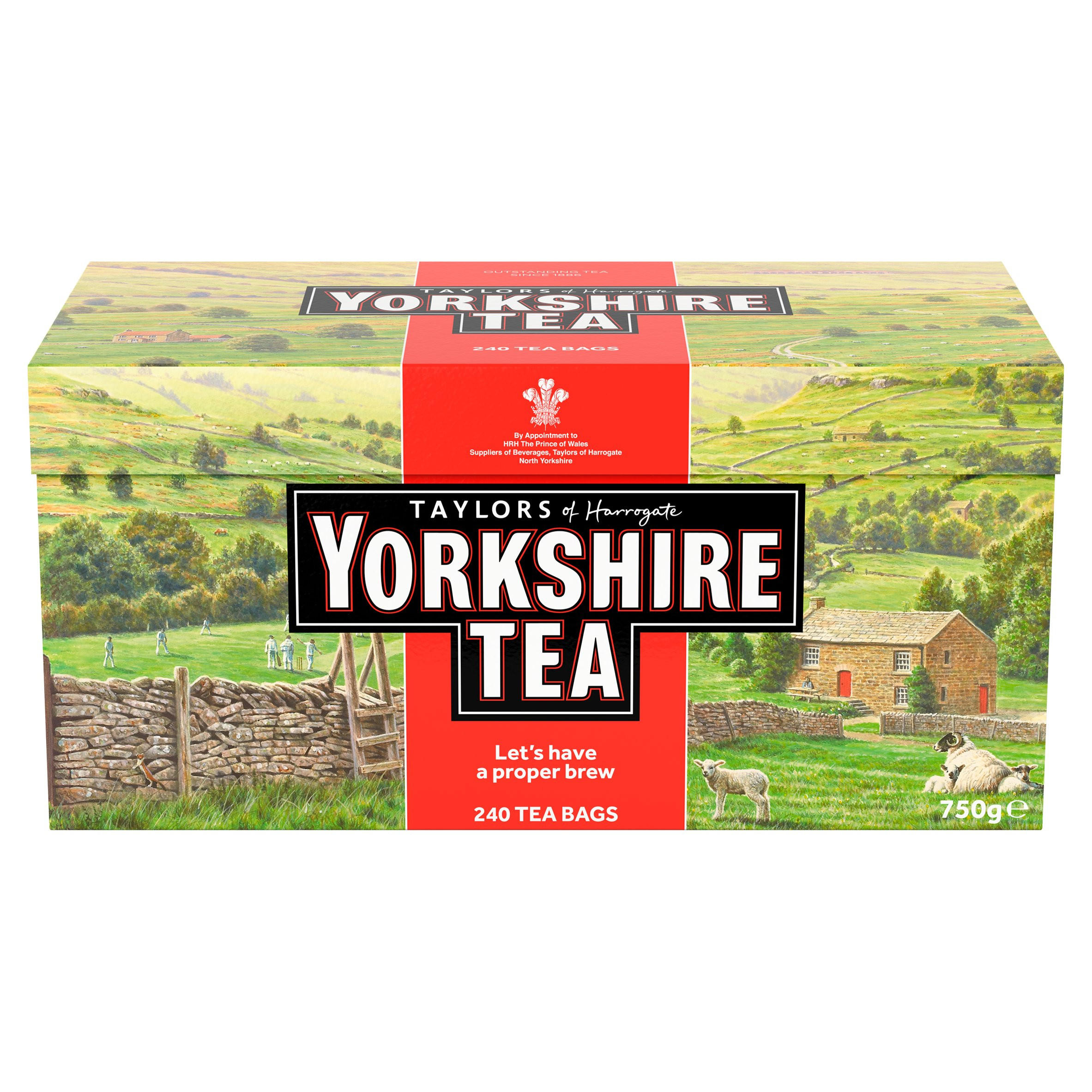 Taylors of Harrogate Yorkshire Tea 240 Tea Bags 750g Breakfast Tea