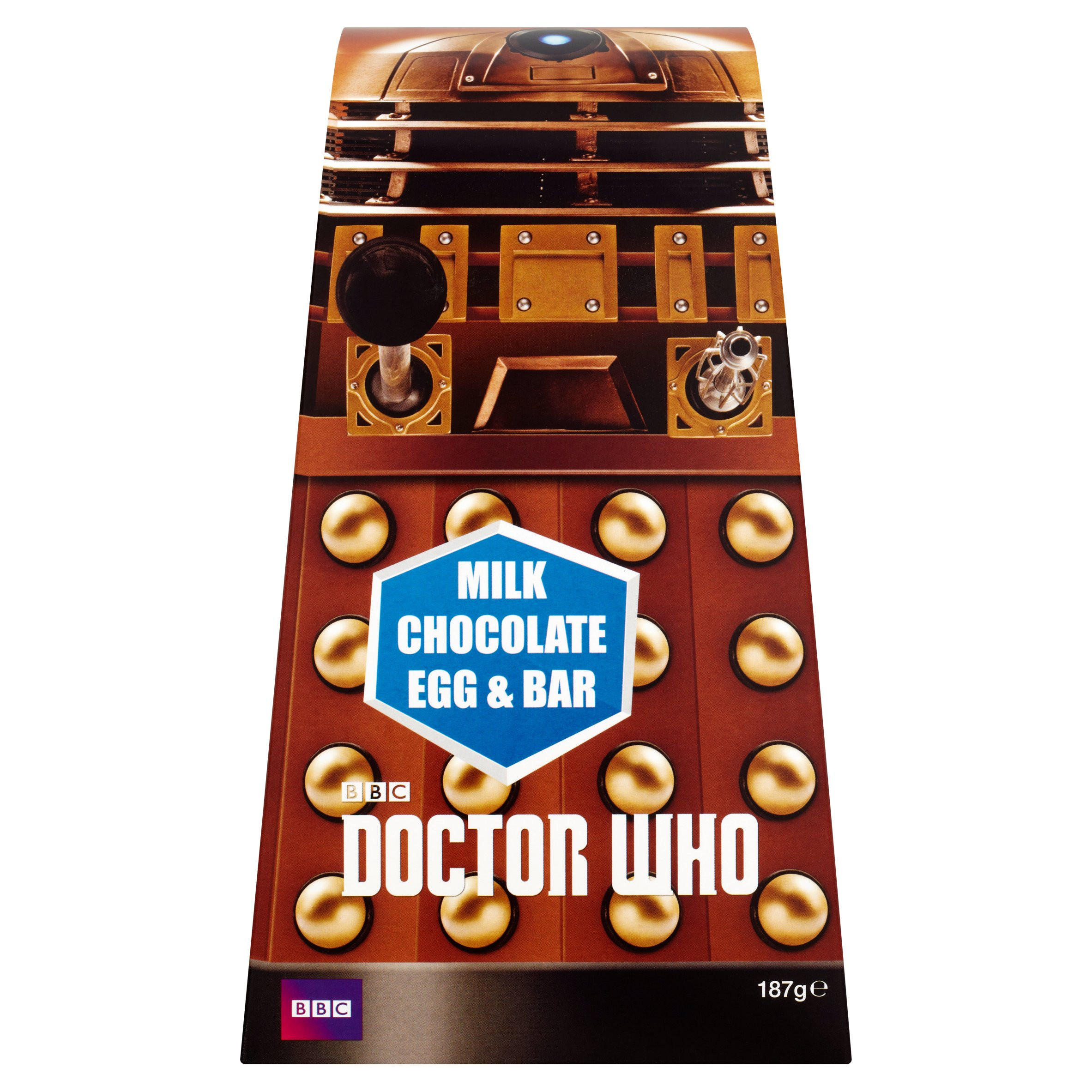 Kinnerton Doctor Who Milk Chocolate Egg & Bar 187g Iceland Foods