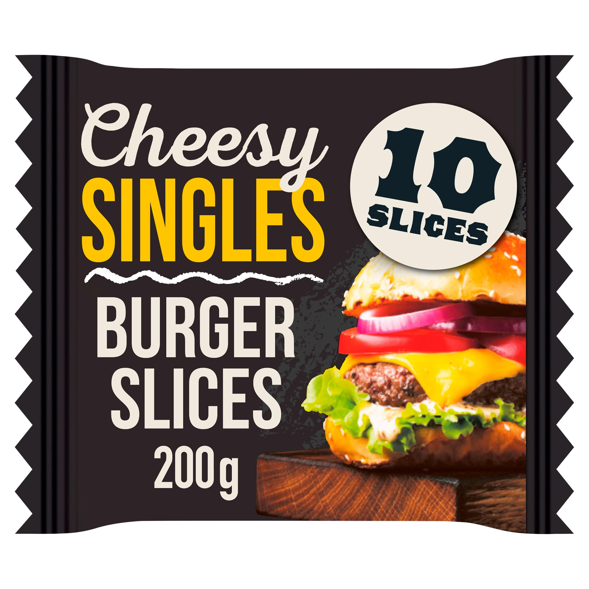 Cheesy Singles Burger 10 Slices 200g