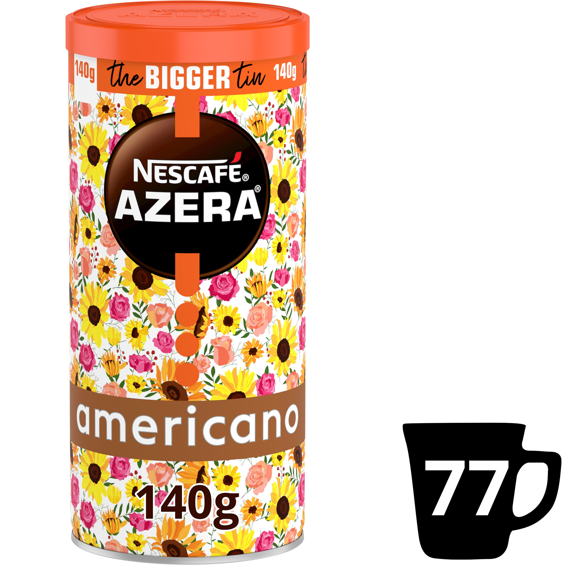 Nescafé Azera The Bigger Tin Americano Instant Coffee with Ground Beans