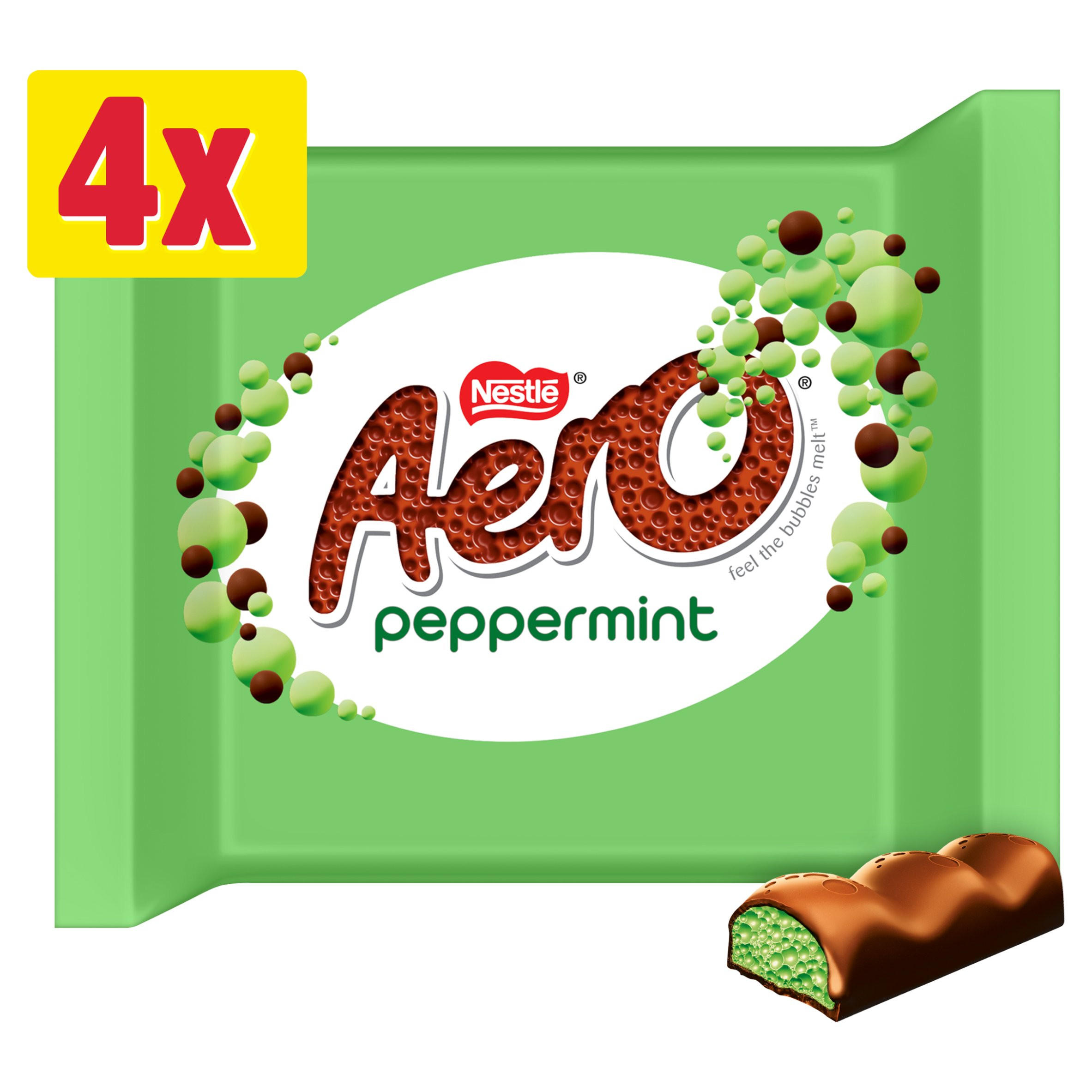 Bubbly Milk Chocolate Bar 4 Pack Multipack 108g