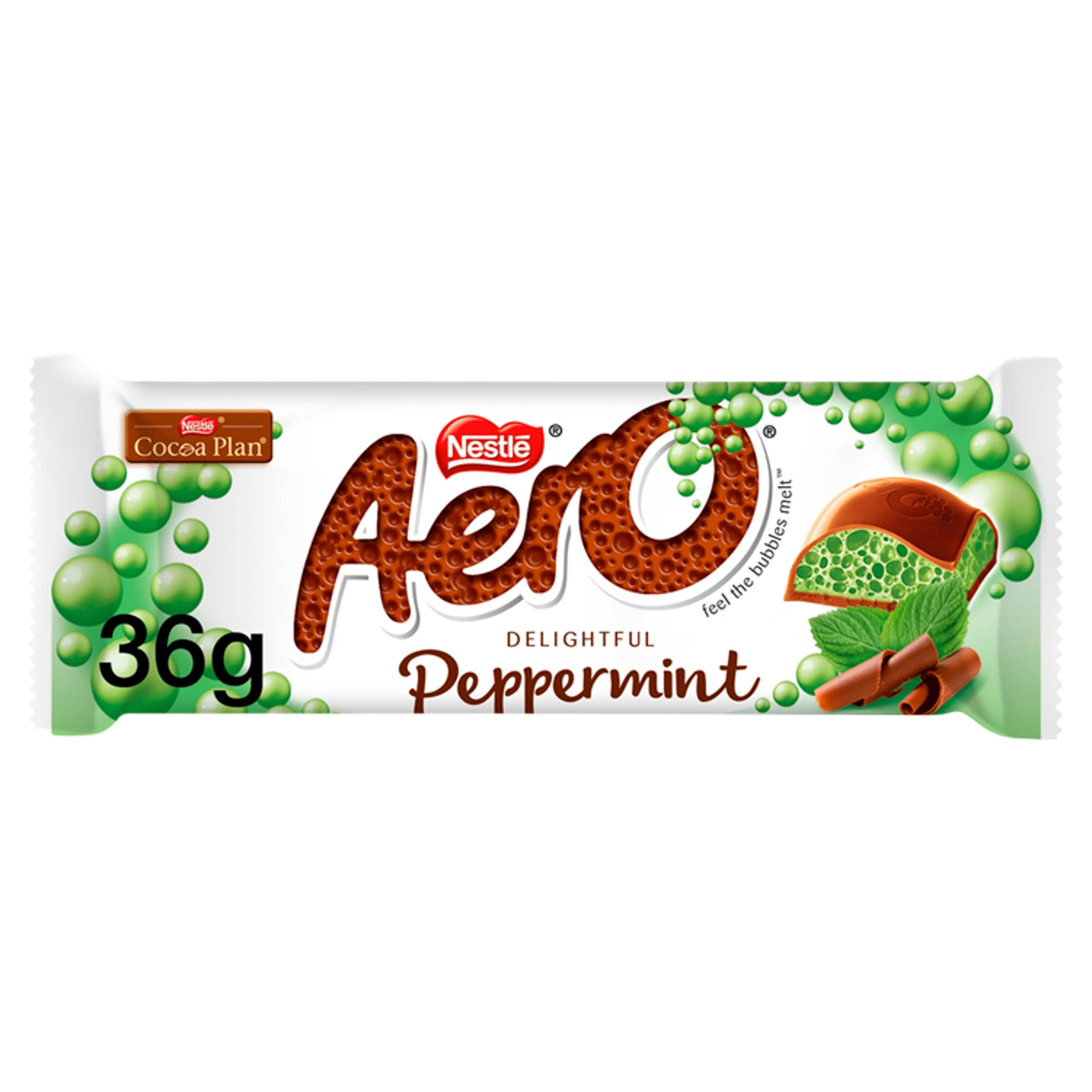 Aero Delightful Peppermint 36g Single Chocolate Bars And Bags Iceland Foods