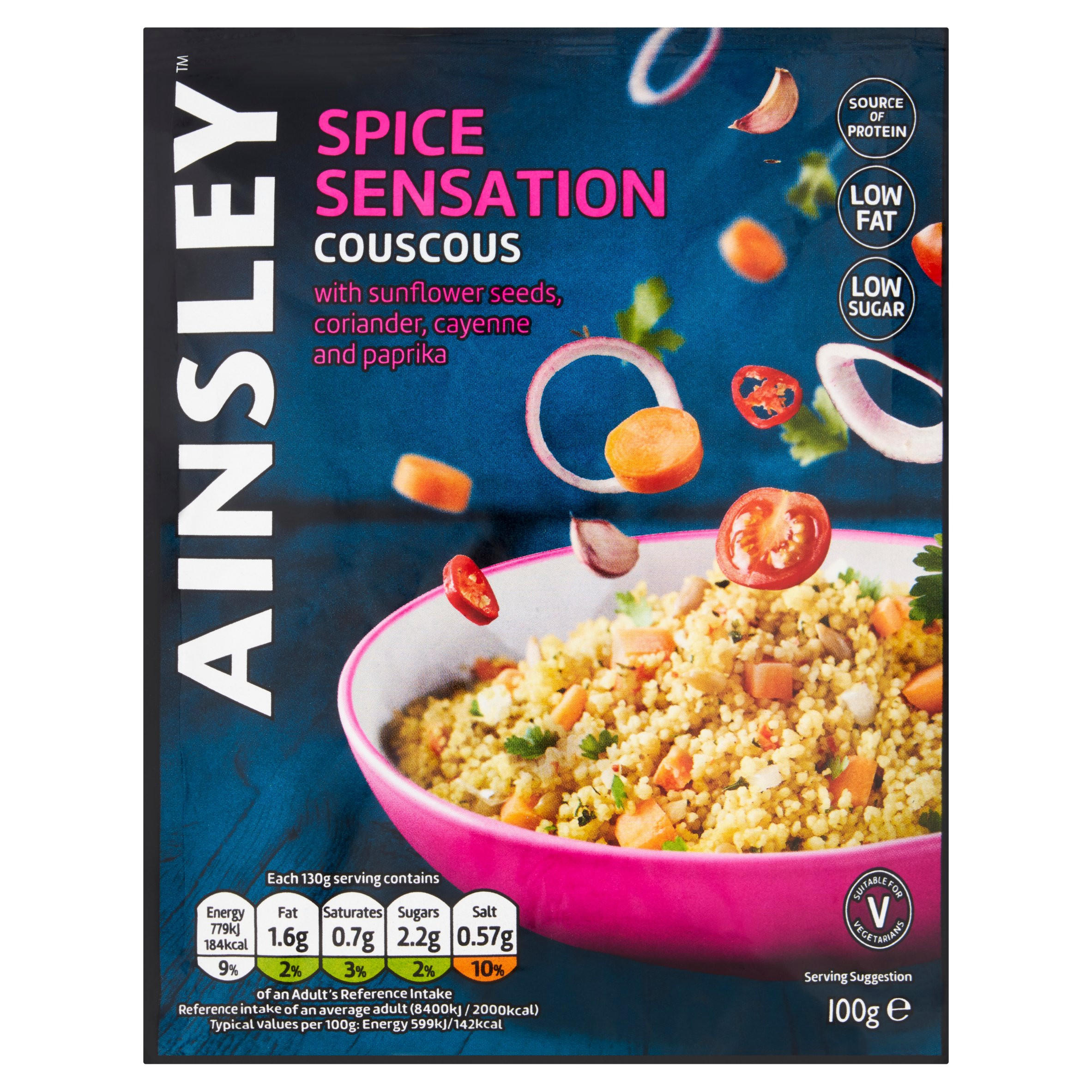 Ainsley Spice Sensation Couscous 100g Rice Grains And Pulses Iceland