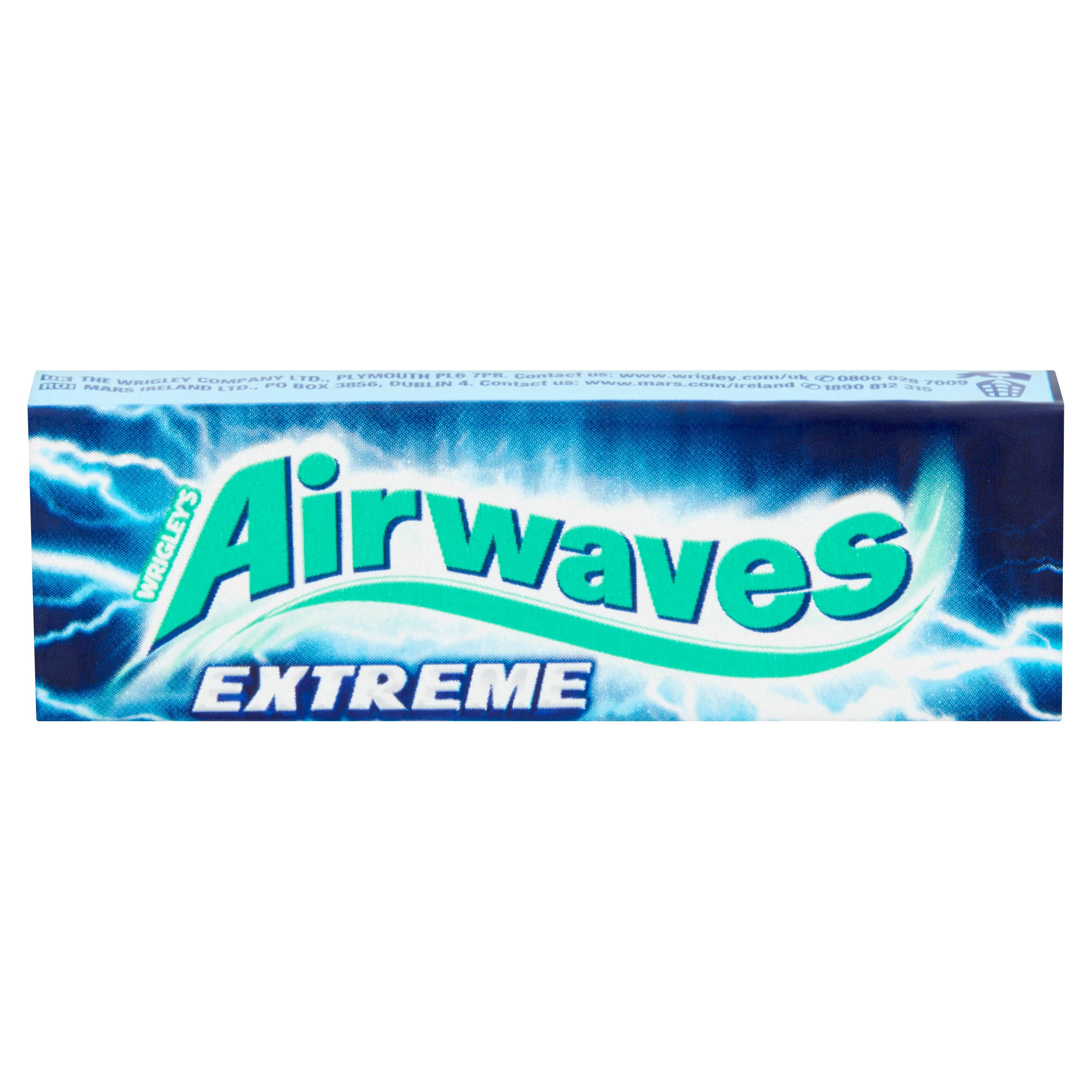 Airwaves Extreme Sugar Free Chewing Gum 10 Pieces Chewing Gum And Mints Iceland Foods