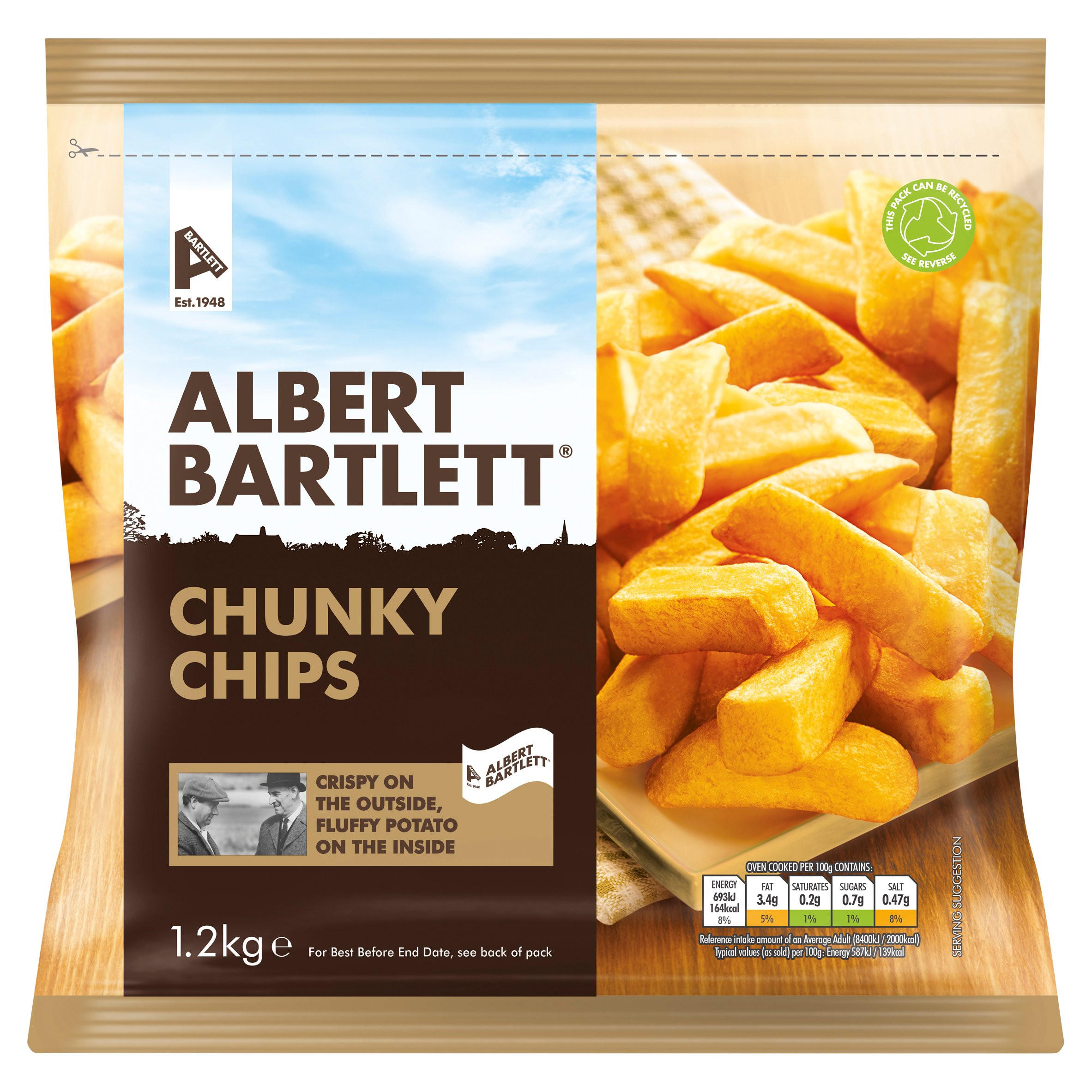 Albert Bartlett Chunky Chips 1.2kg | Chips & Fries | Iceland Foods