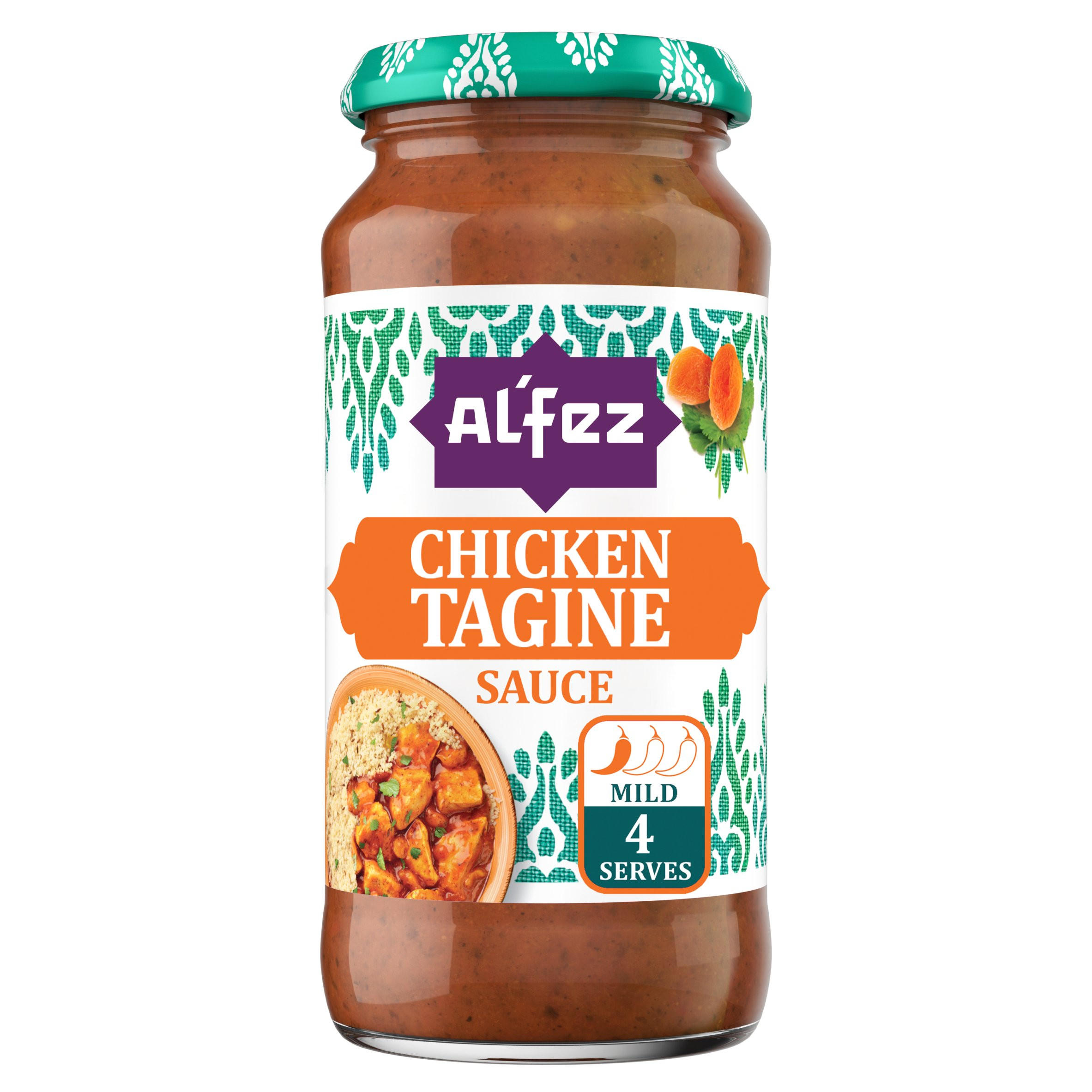 Al'Fez Moroccan Style Chicken Tagine Sauce 450g, folic acid free