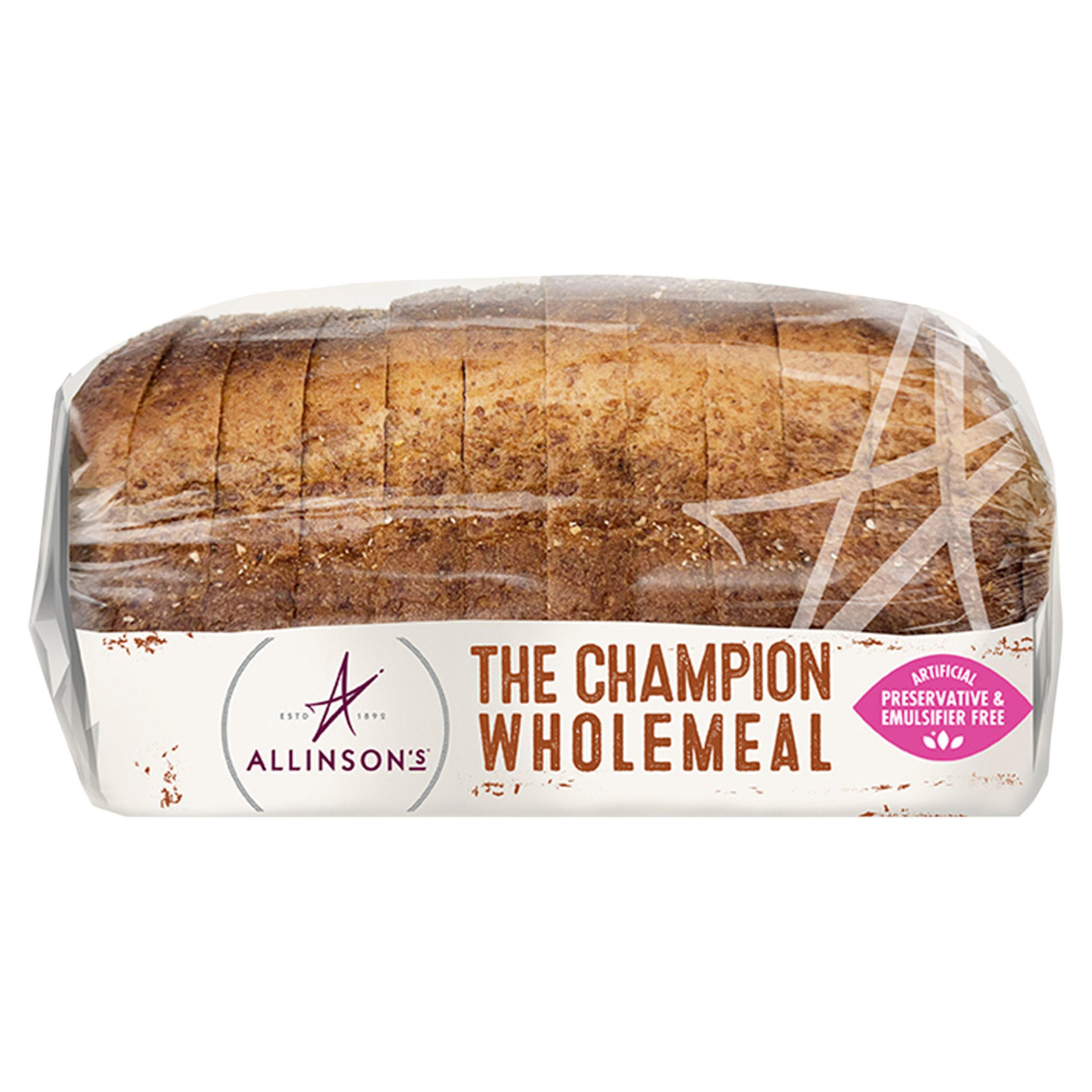 Allinson's The Champion Wholemeal Batch 650g, folic acid free