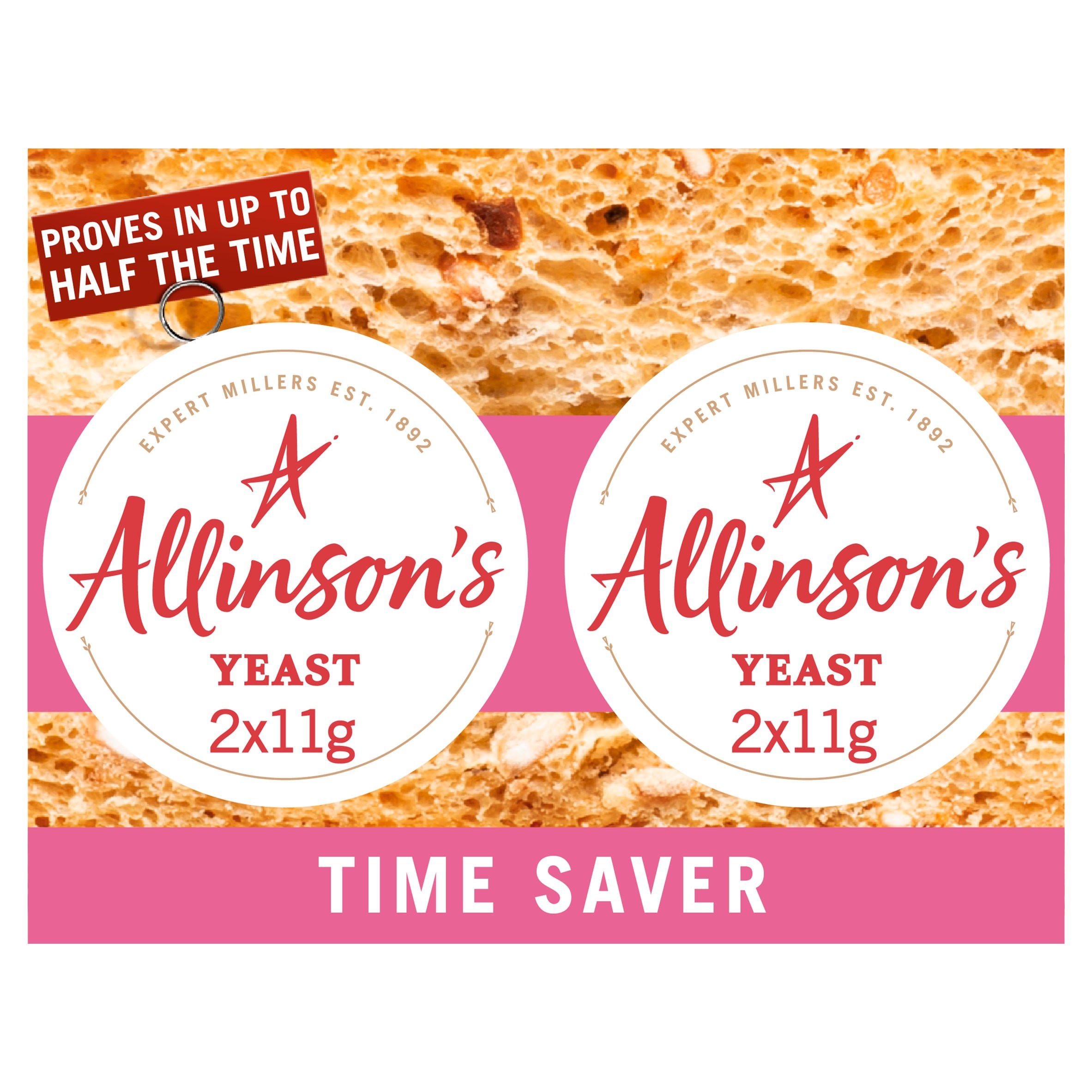 Allinson's Yeast 2 x 11g | Home Baking | Iceland Foods