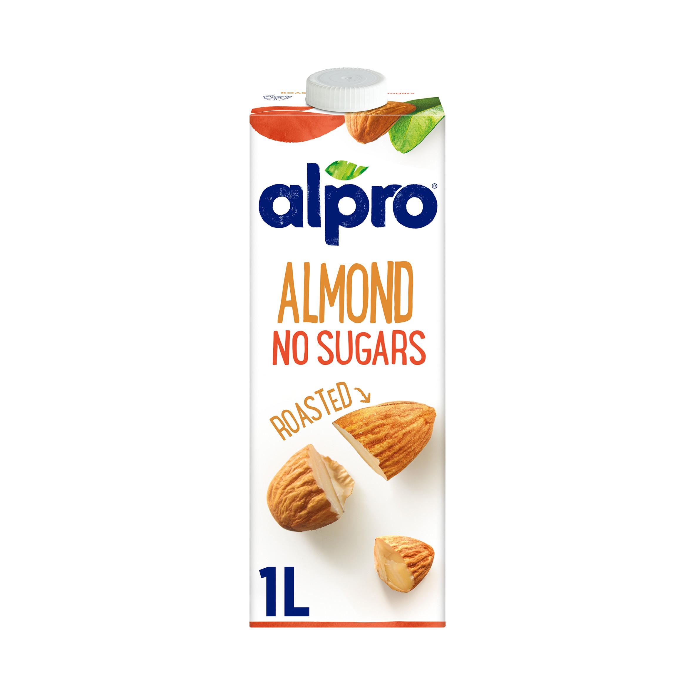 Alpro Almond No Sugars Roasted Long Life Drink 1L Milk Iceland Foods