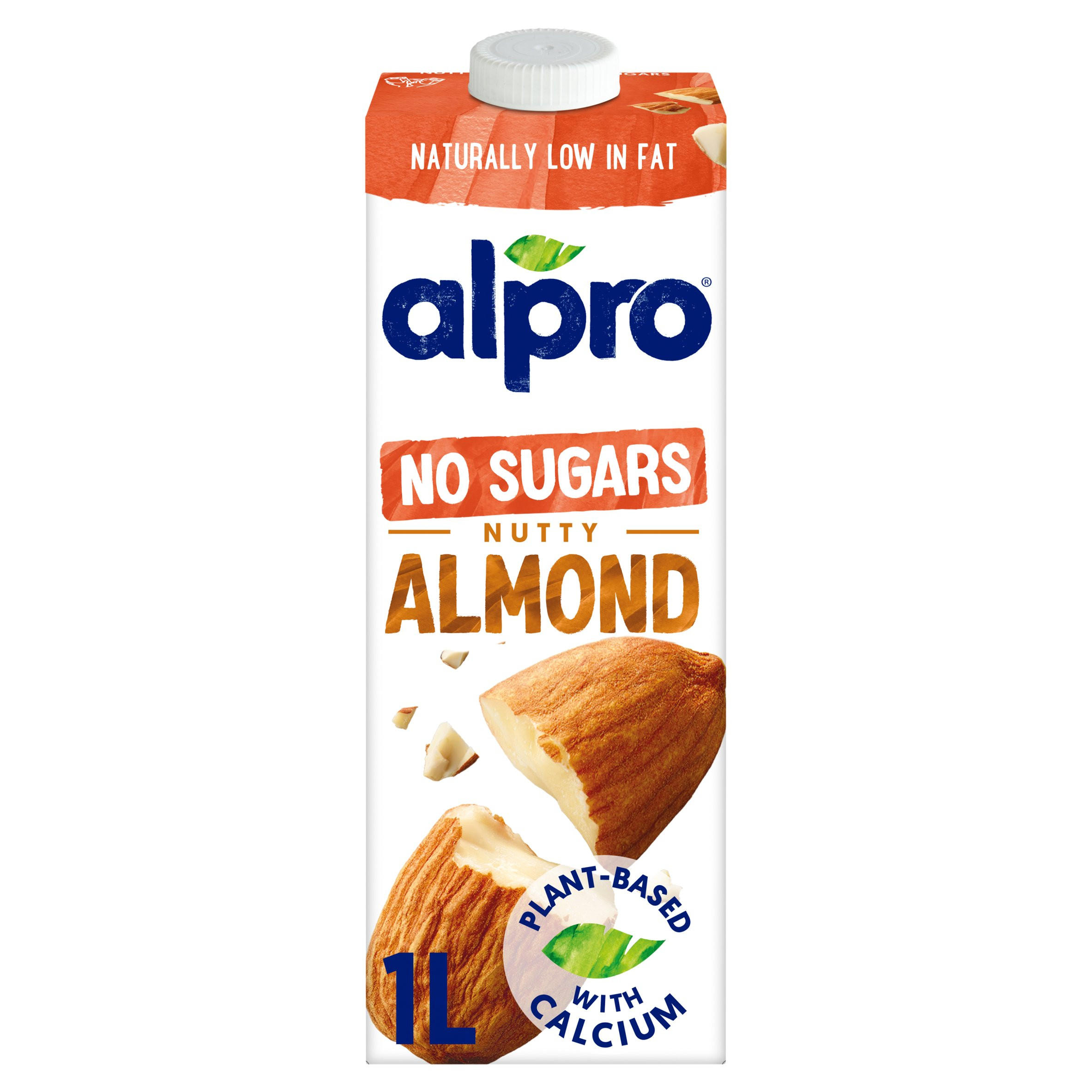 Alpro No Sugars Nutty Almond 1L Long Life Milk & Sugar Iceland Foods