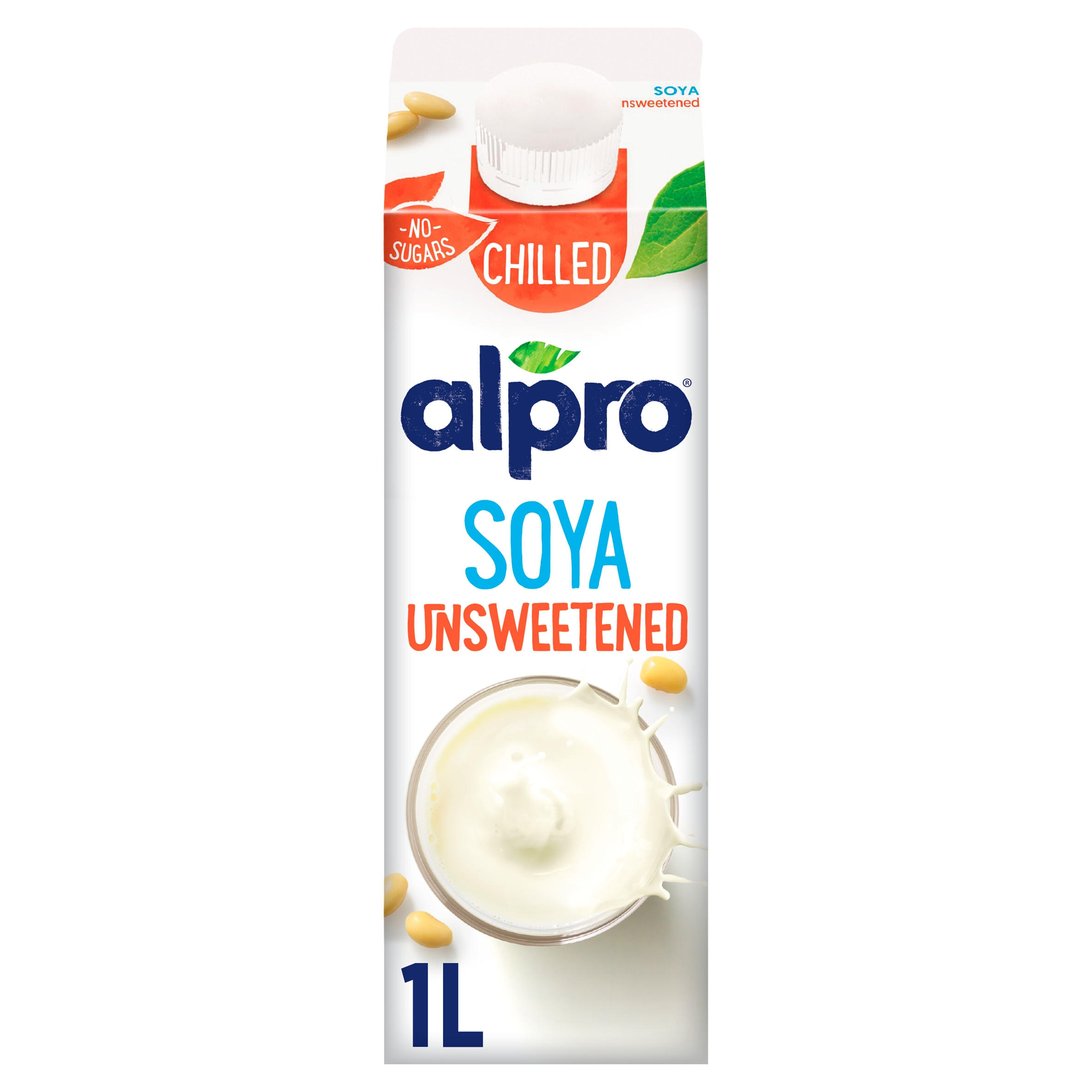Alpro Soya Unsweetened Drink 1L Milk Iceland Foods