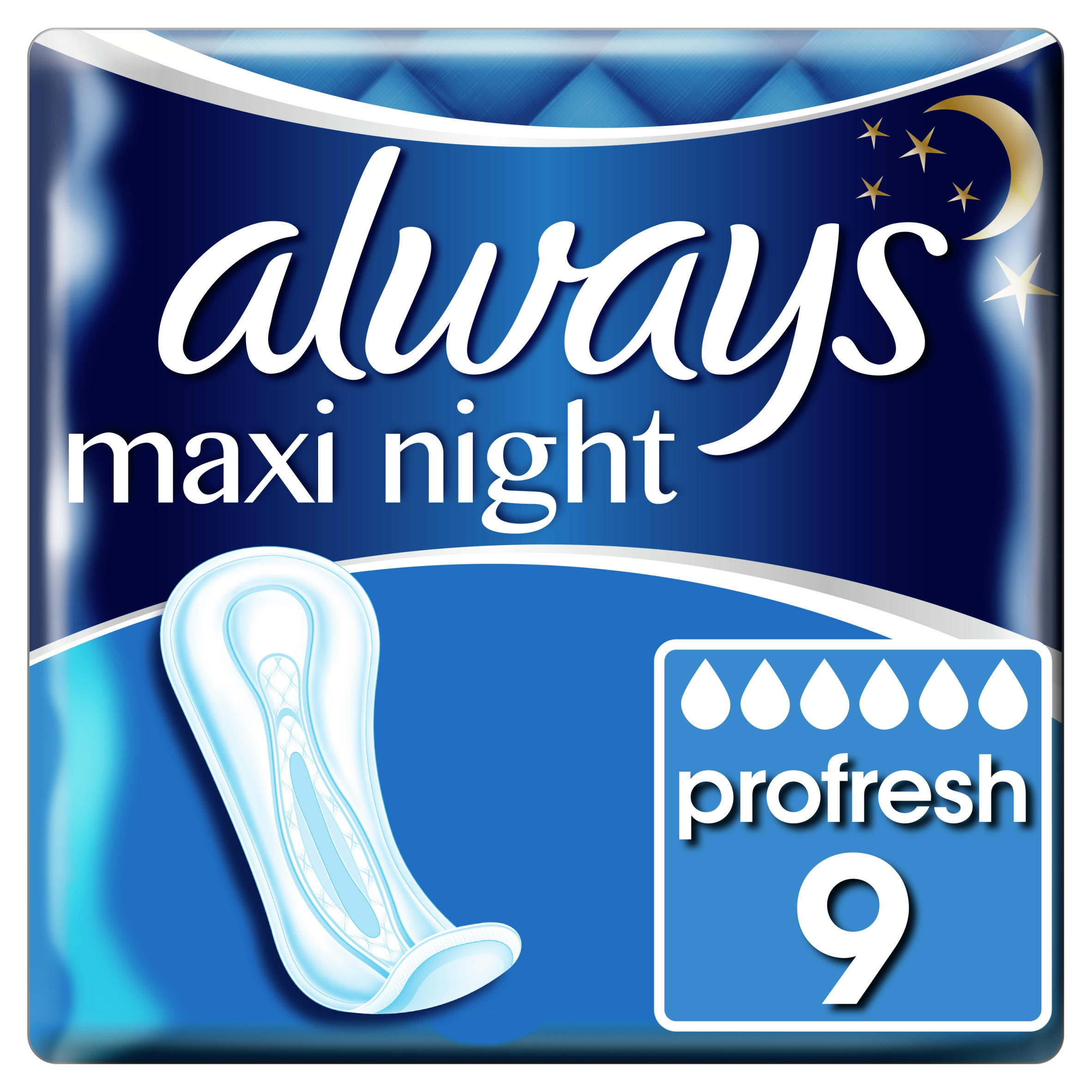 Always Maxi Profresh Night Sanitary Towels 9