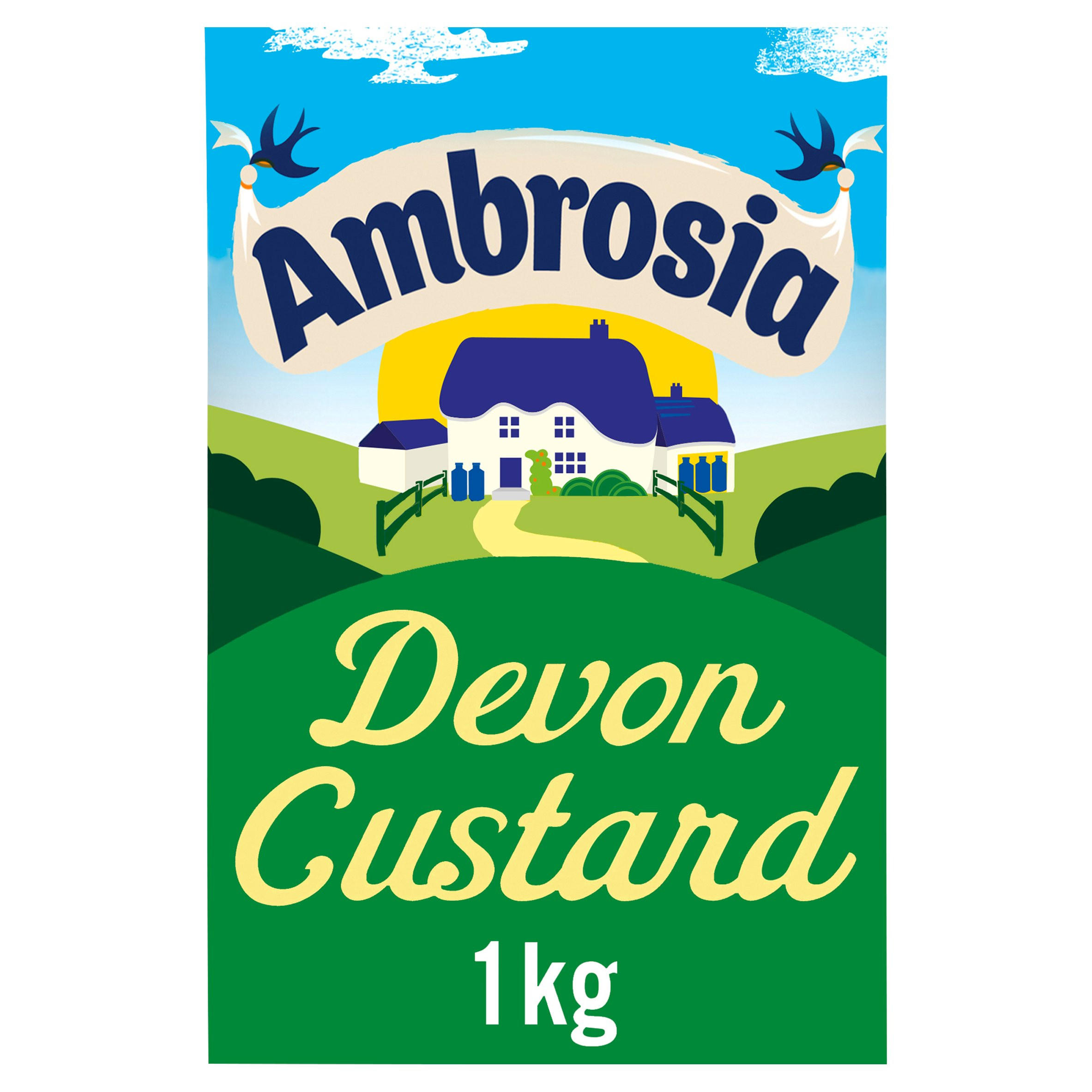 Ambrosia Light Low Fat & Reduced Sugar Custard Dessert Carton 1kg